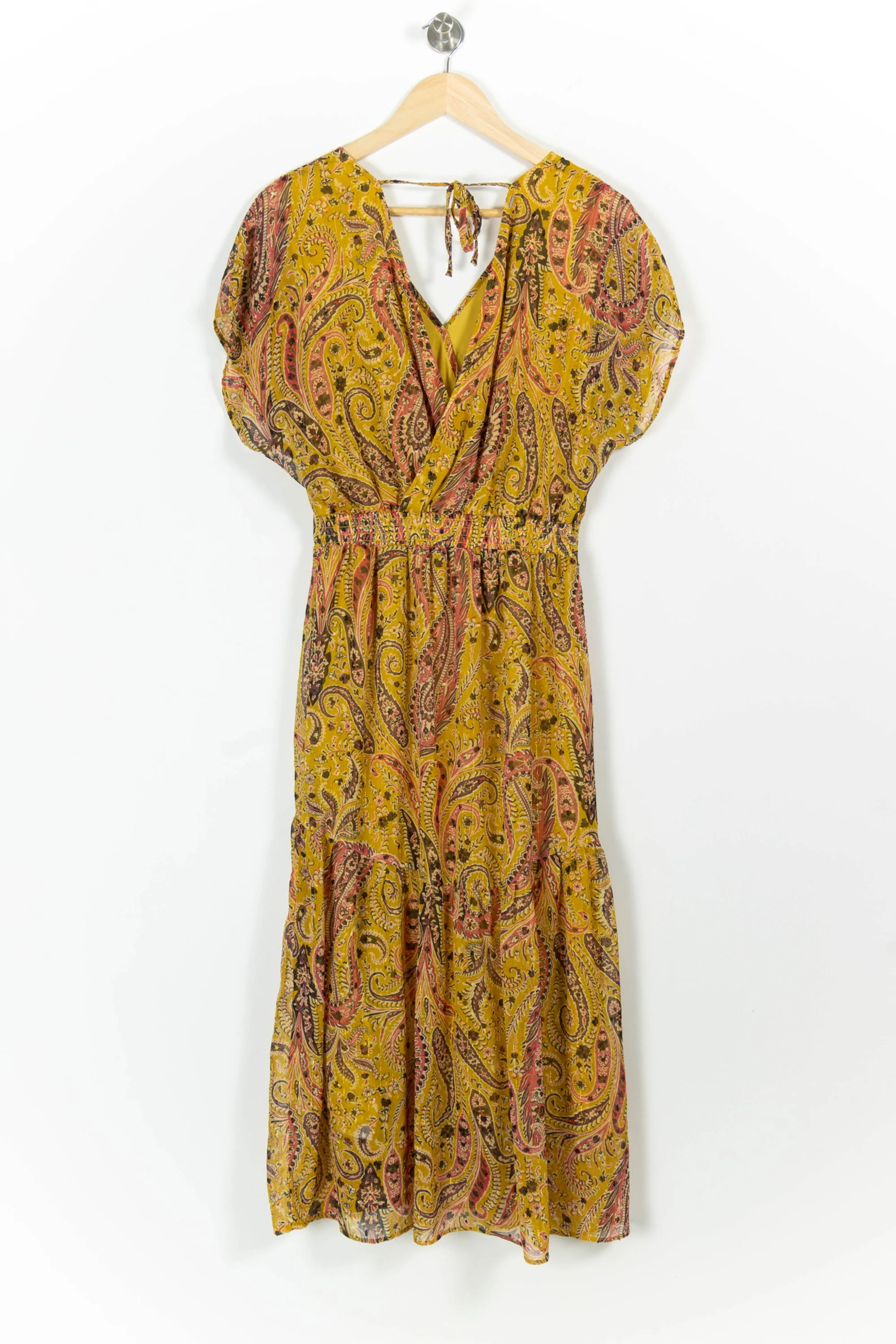 Robe Longue Jaune et Rouge - Taille M/38 - Image 4