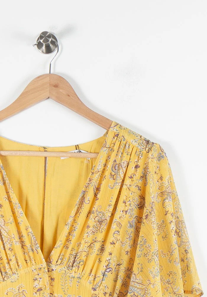 Robe Longue Jaune - Taille M/38 - Image 3