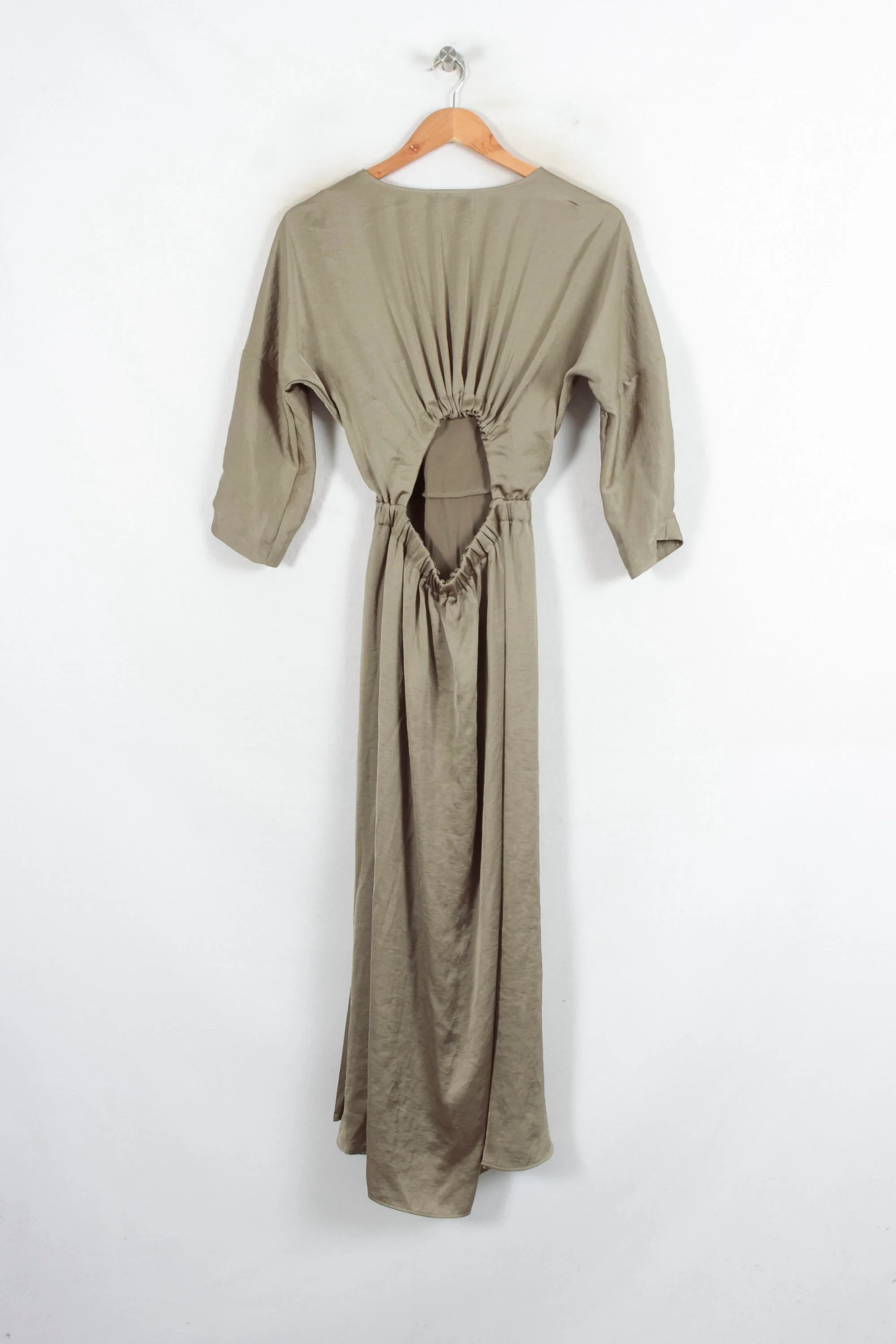Robe Longue Kaki - Taille S/36 - Image 4