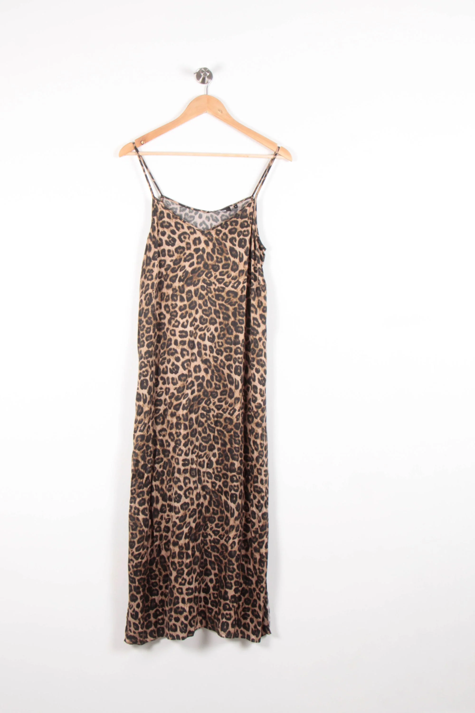 Robe Longue Léopard Marron - Taille L/40 - Image 2