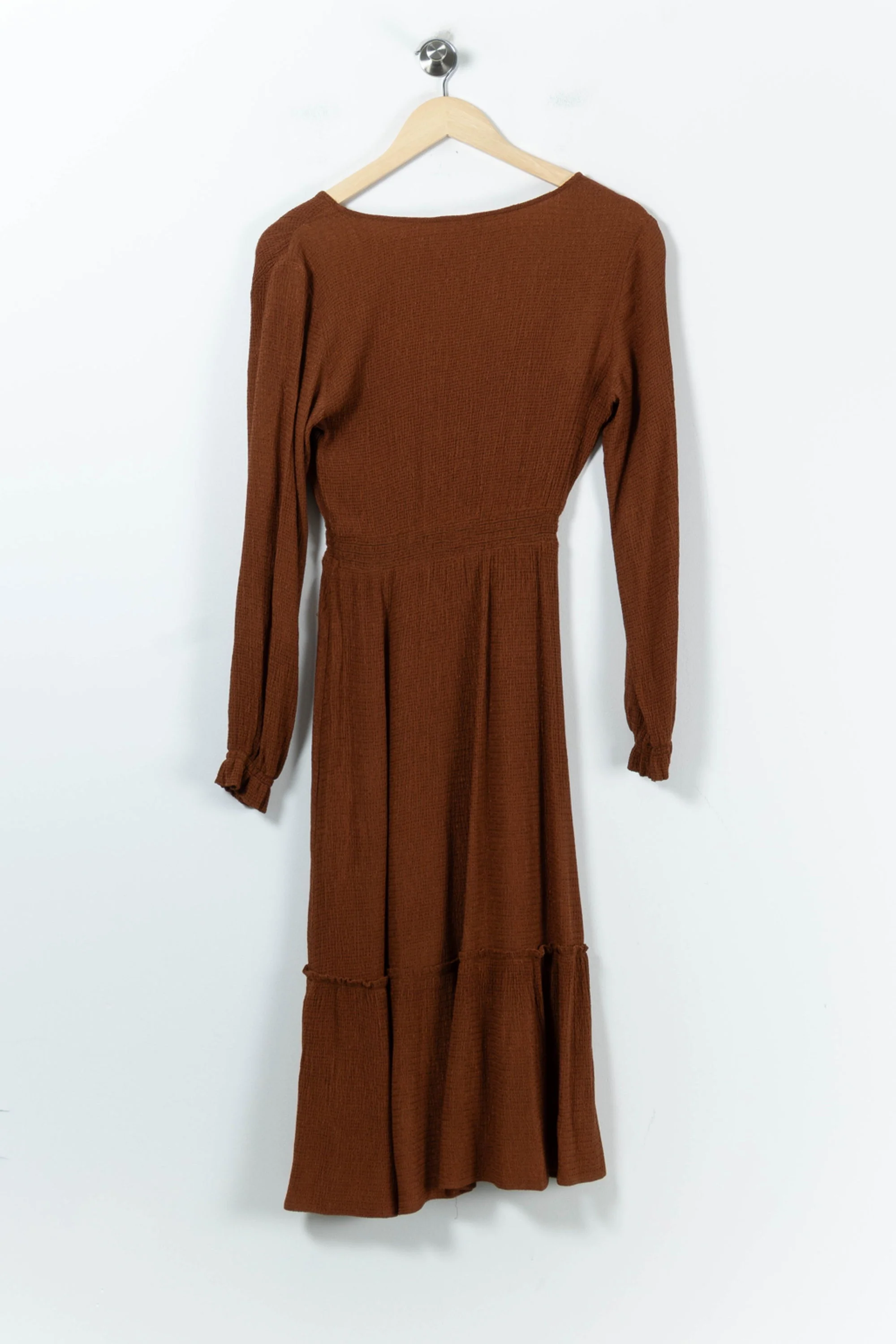 Robe Longue Marron - Taille XS/34 - Image 4