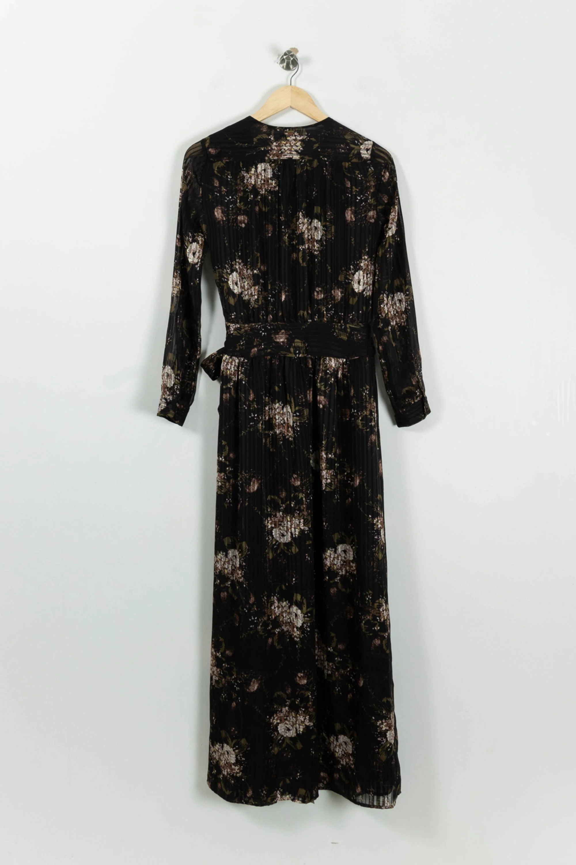 Robe longue noire et beige - Taille S/36 - Image 4