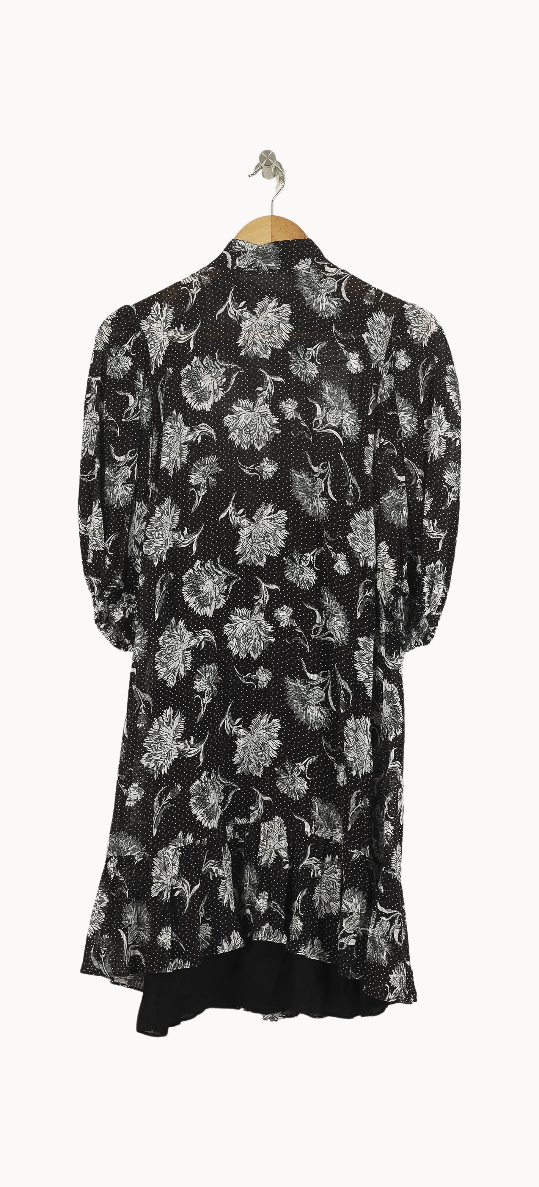 Robe Longue Noire et Blanche - Taille S/36 - Image 2