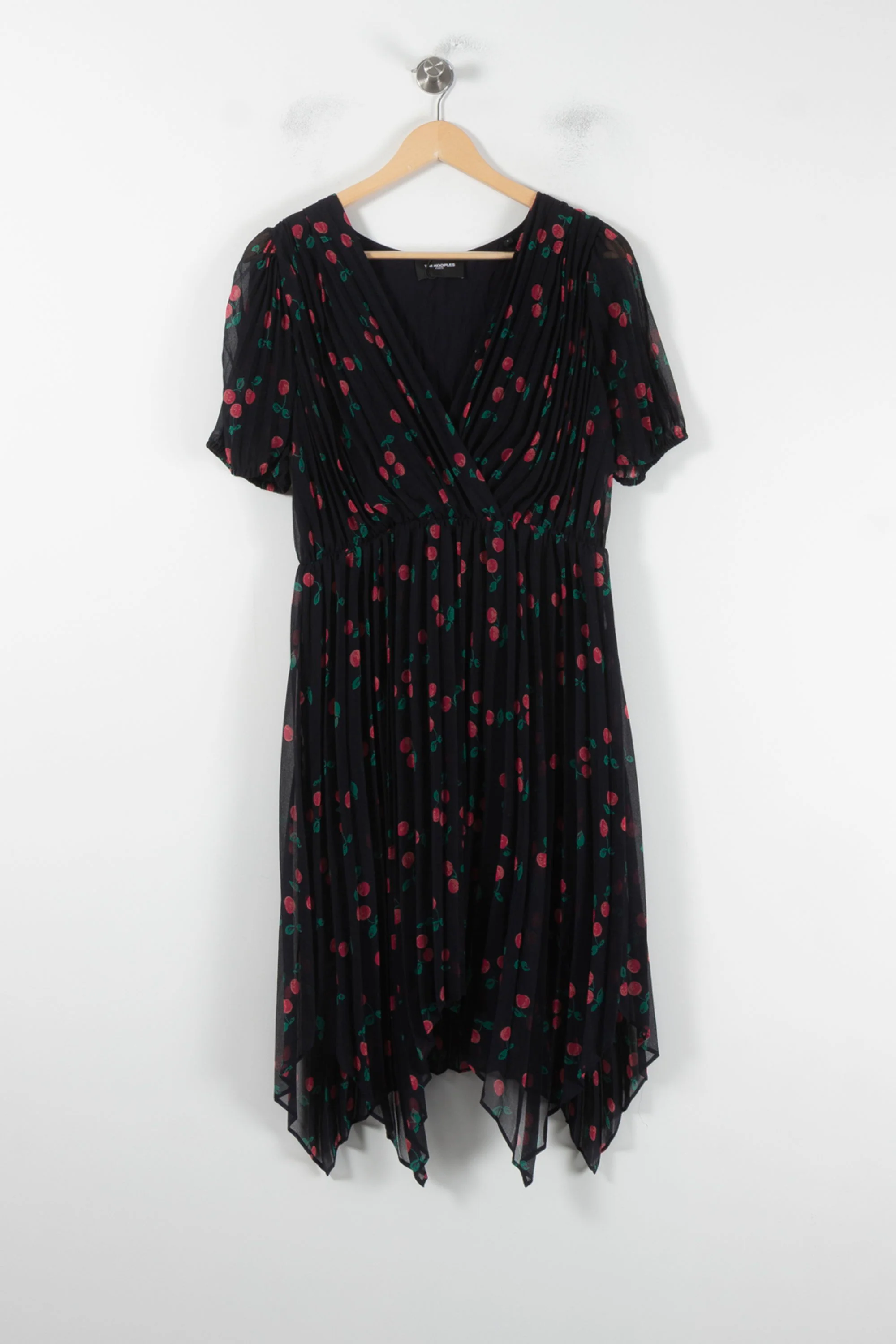 Robe Longue Noire et Rouge - Taille L/40 - Image 2