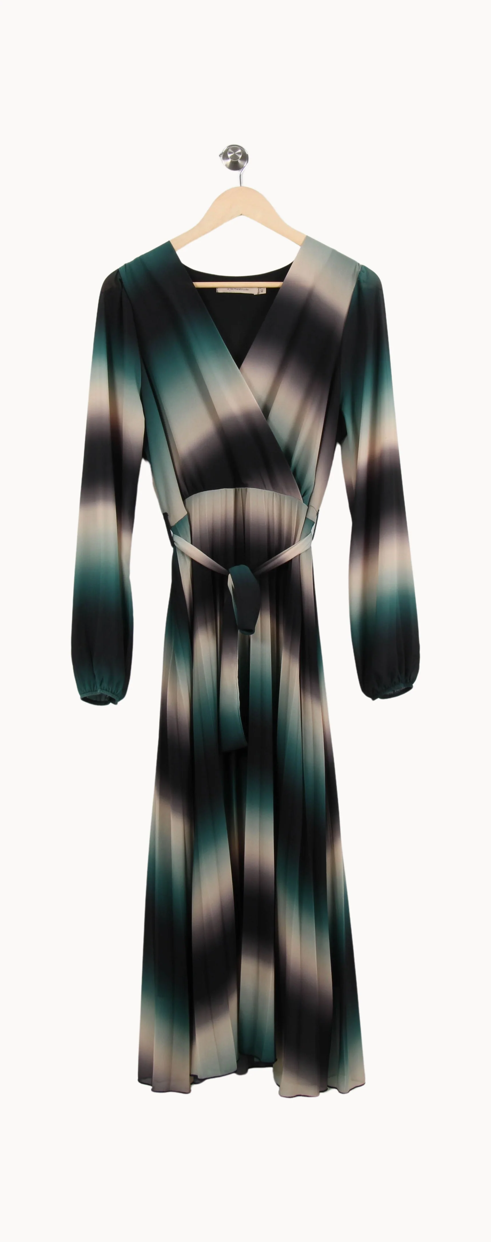Robe Longue Noire et Verte - Taille XL/42 - Image 2