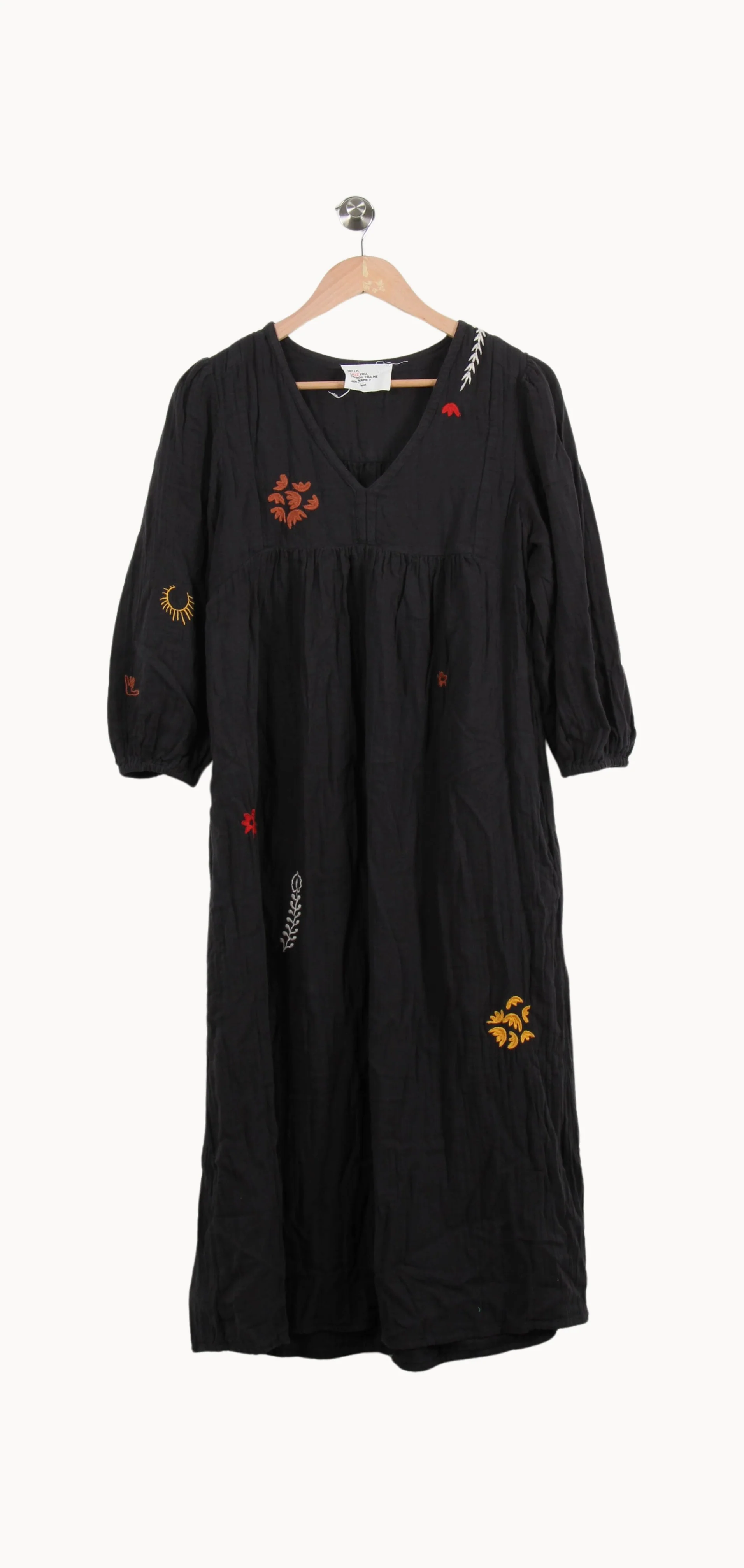 Robe longue noire - Taille M/38 - Image 2