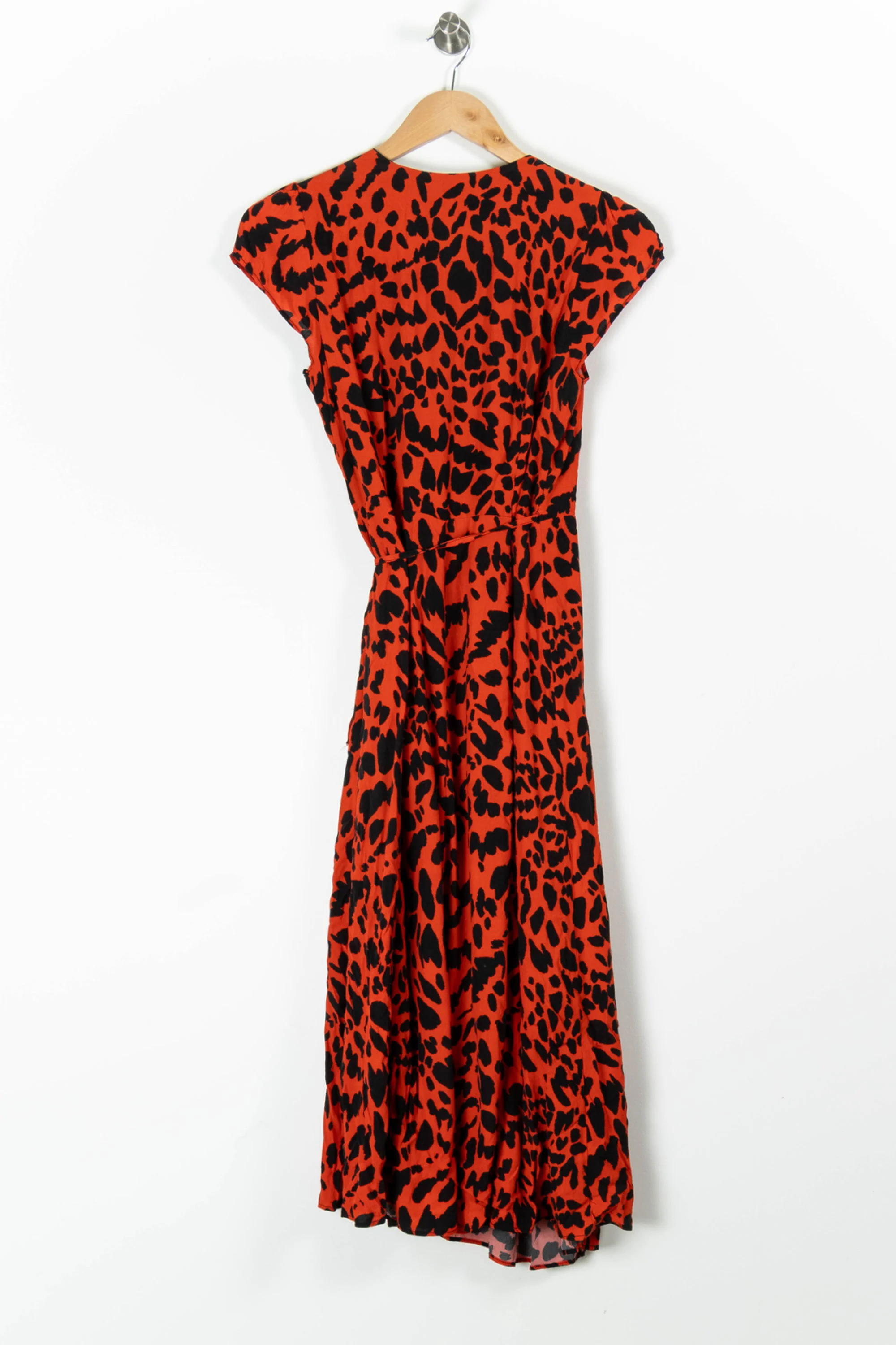 Robe longue rouge et noire - Taille XS/34 - Image 4