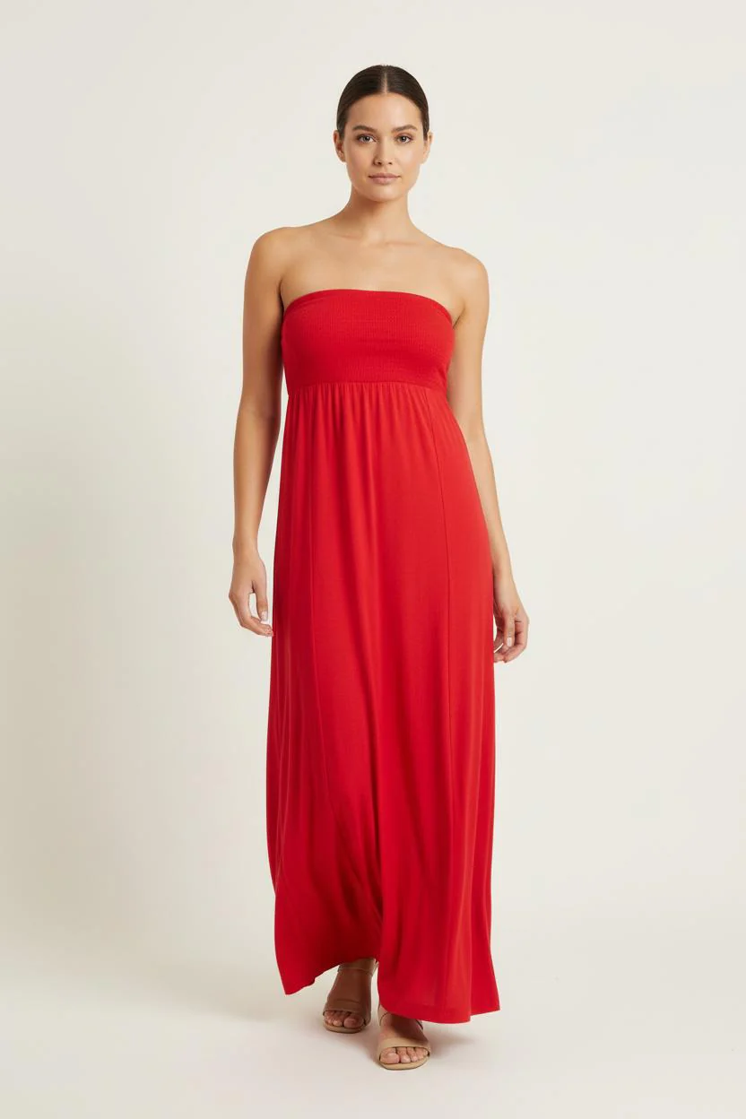 Robe Longue Rouge - Taille L/40