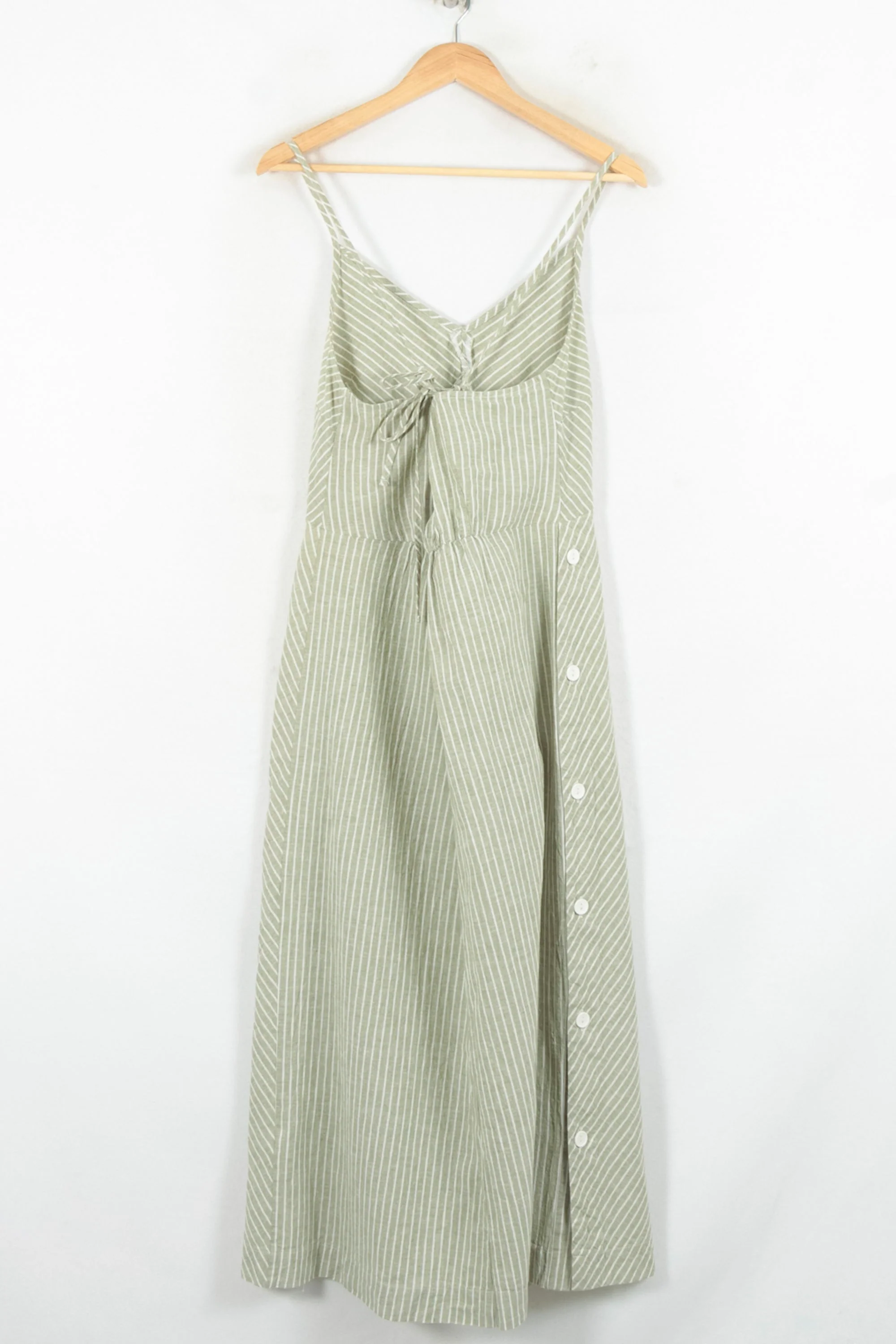 Robe Longue Vert et Blanc - Taille XL/42 - Image 4
