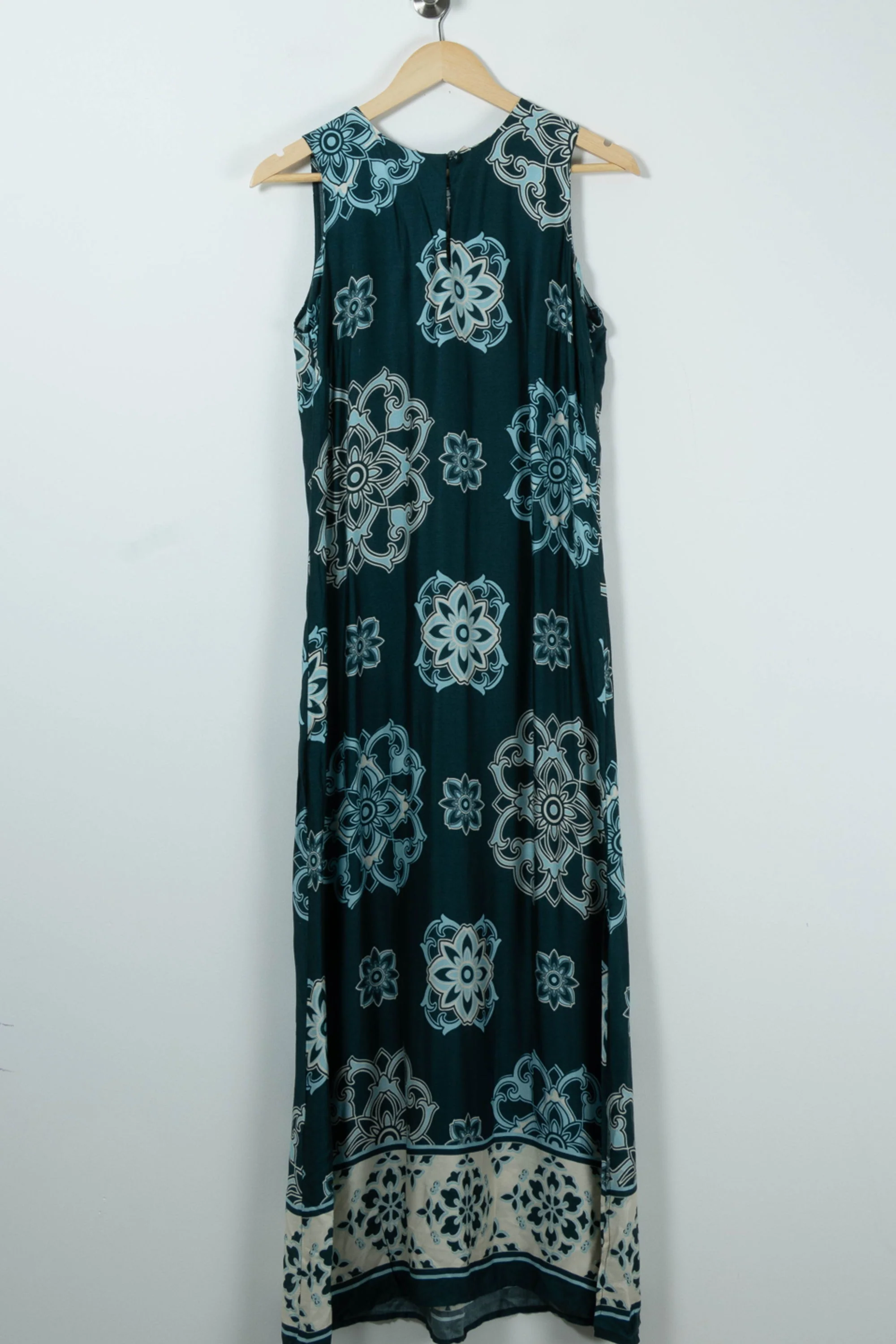 Robe Longue Verte et Blanche - Taille S/36 - Image 2