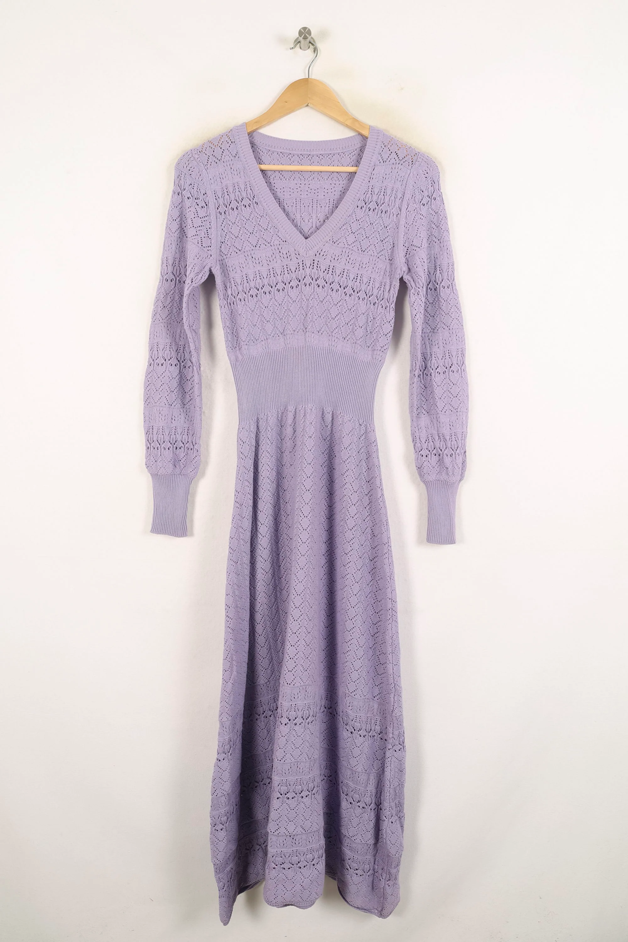 Robe Longue Violette - Taille S/36 - Image 2