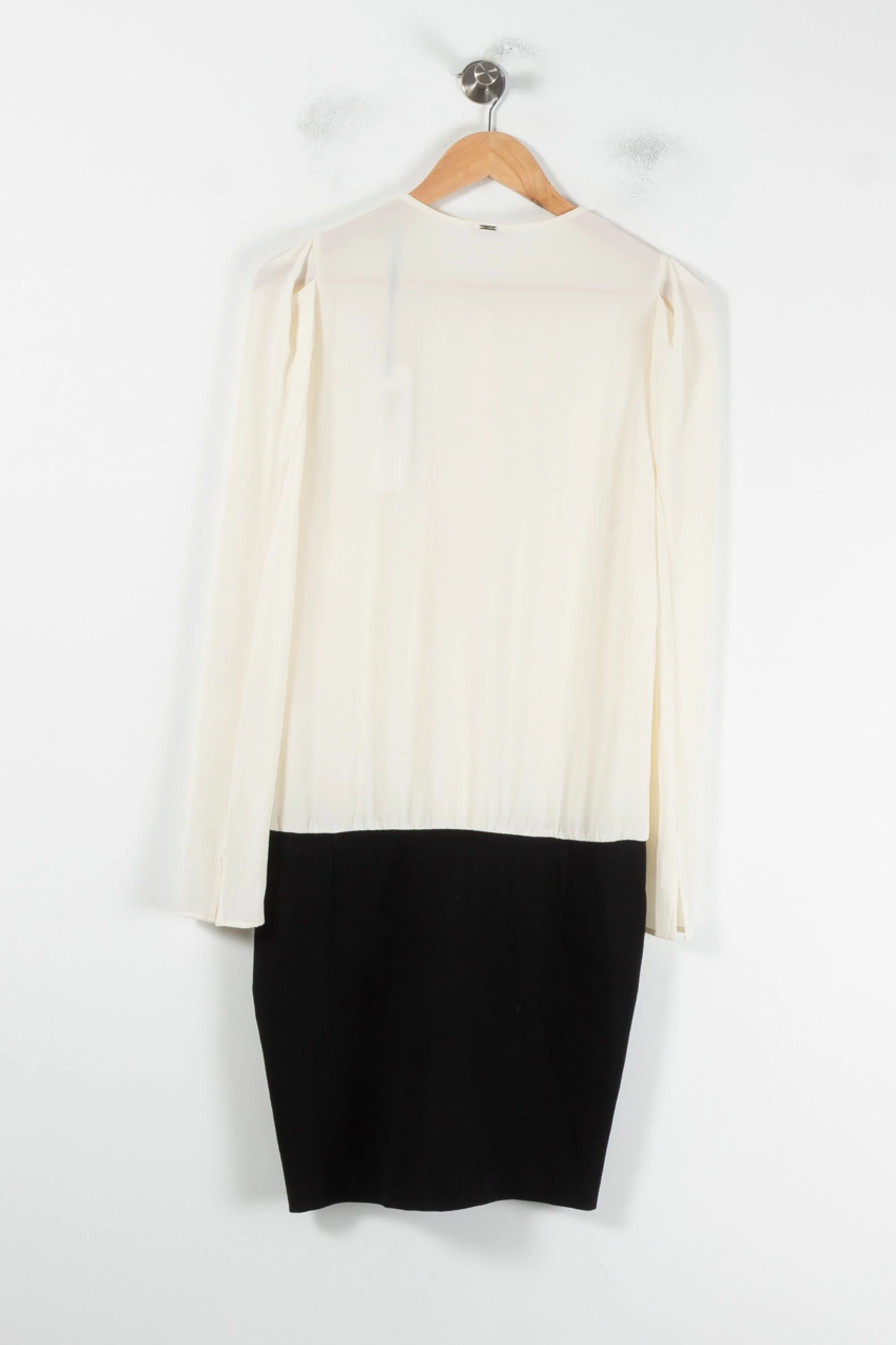 Robe Midi Beige et Noire - Taille S/36 - Image 4