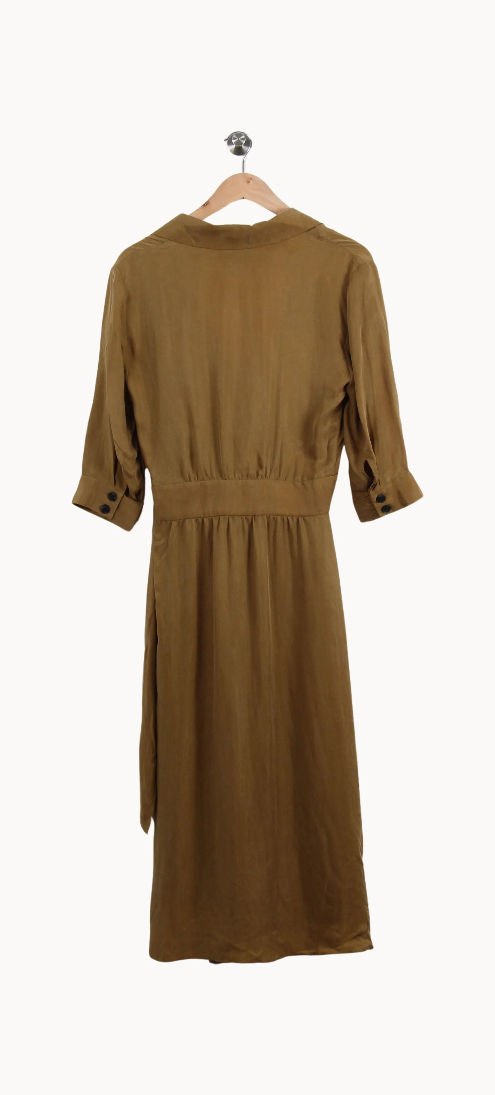 Robe Midi Beige - Taille S/36 - Image 4
