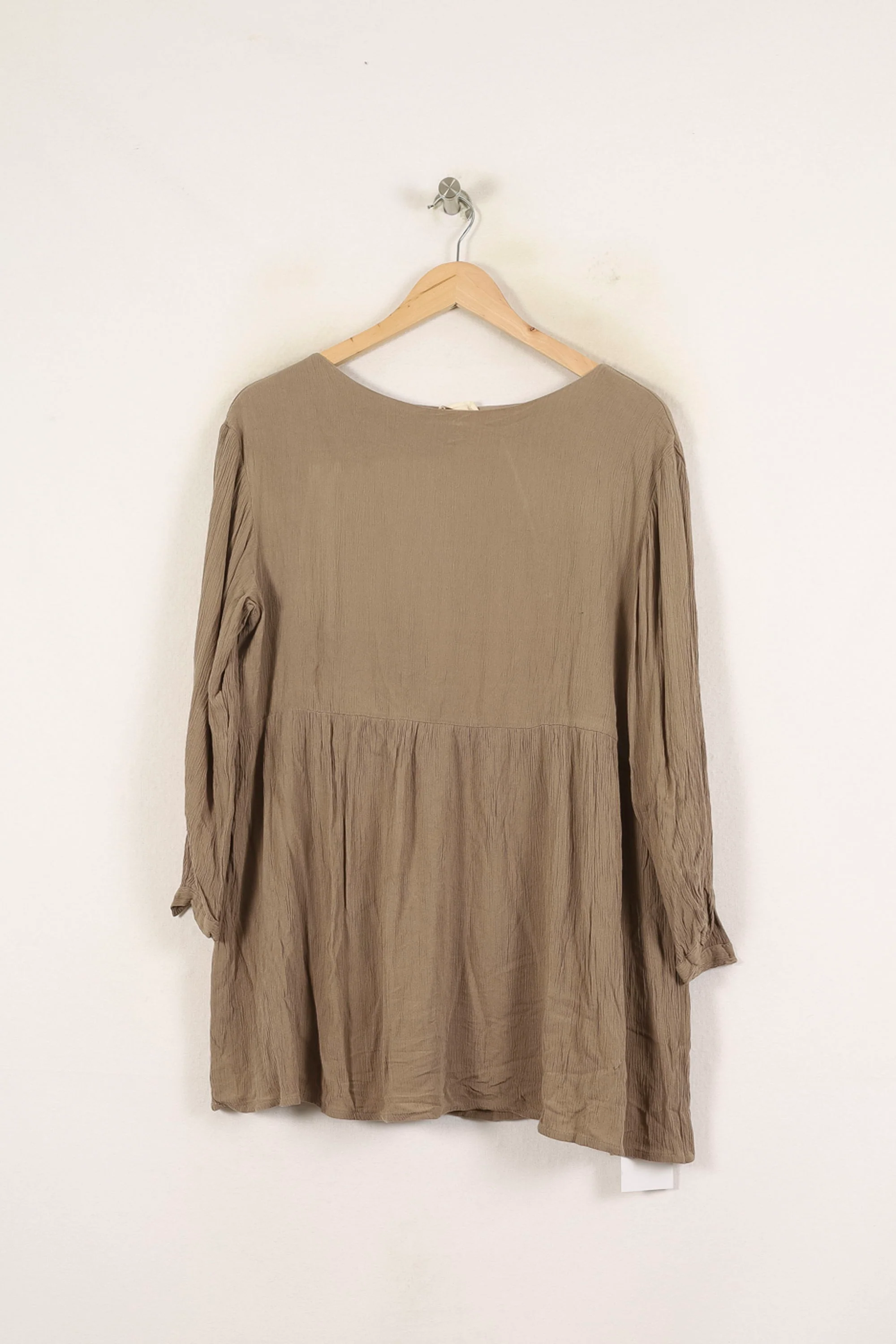 Robe Midi Beige - Taille S/36 - Image 2