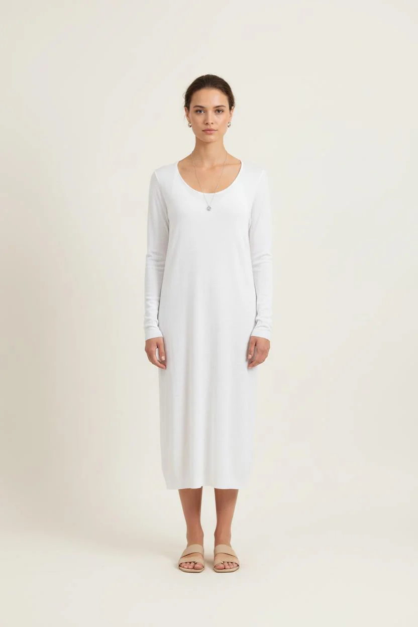 Robe Midi Blanche - Taille M/38