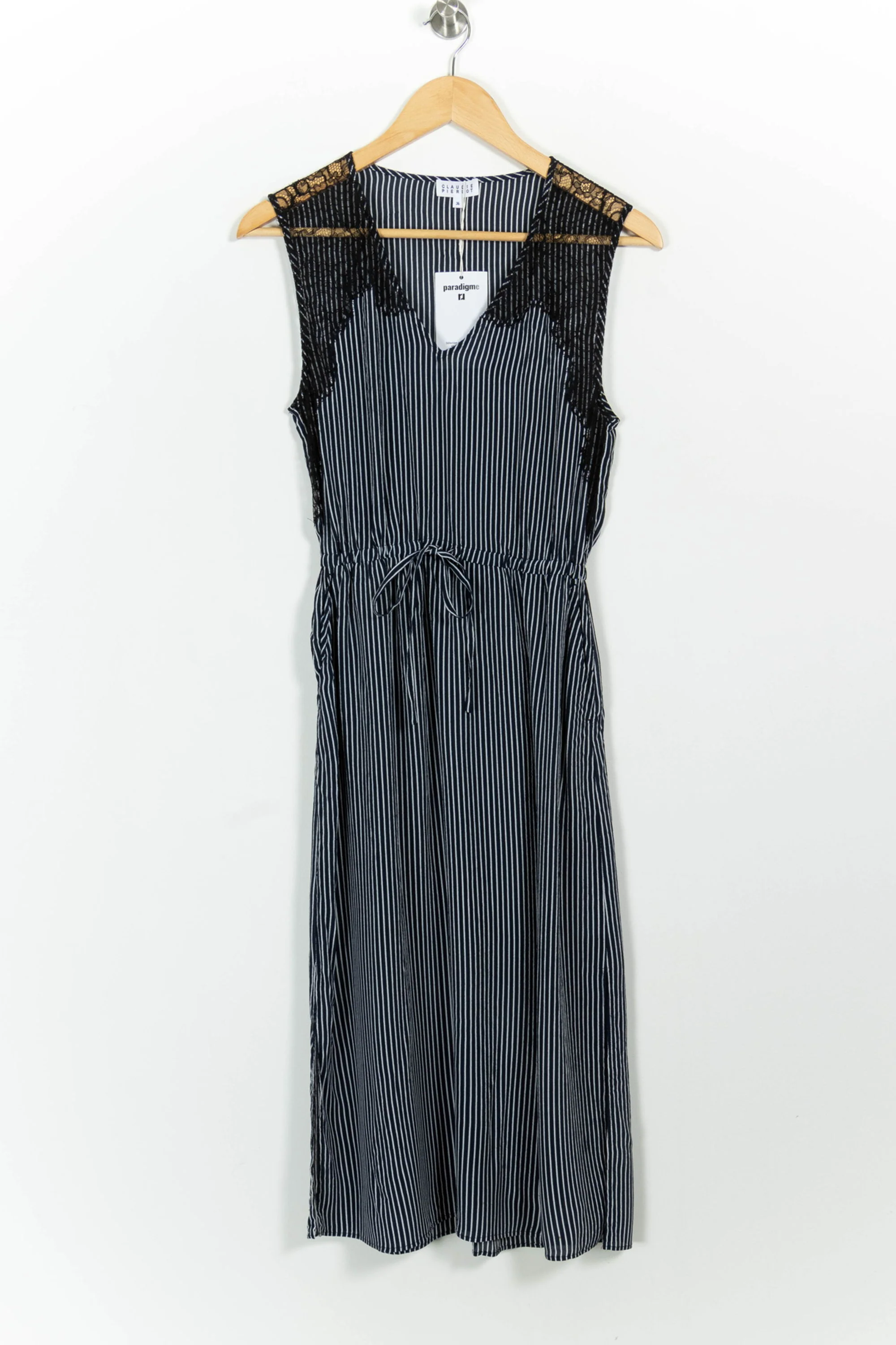 Robe Midi Bleu et Noir - Taille S/36 - Image 2