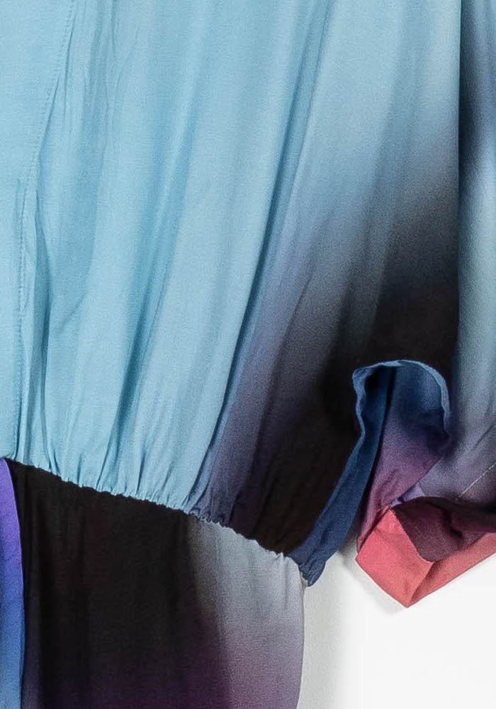 Robe Midi Bleu et Violet - Taille L/40 - Image 3