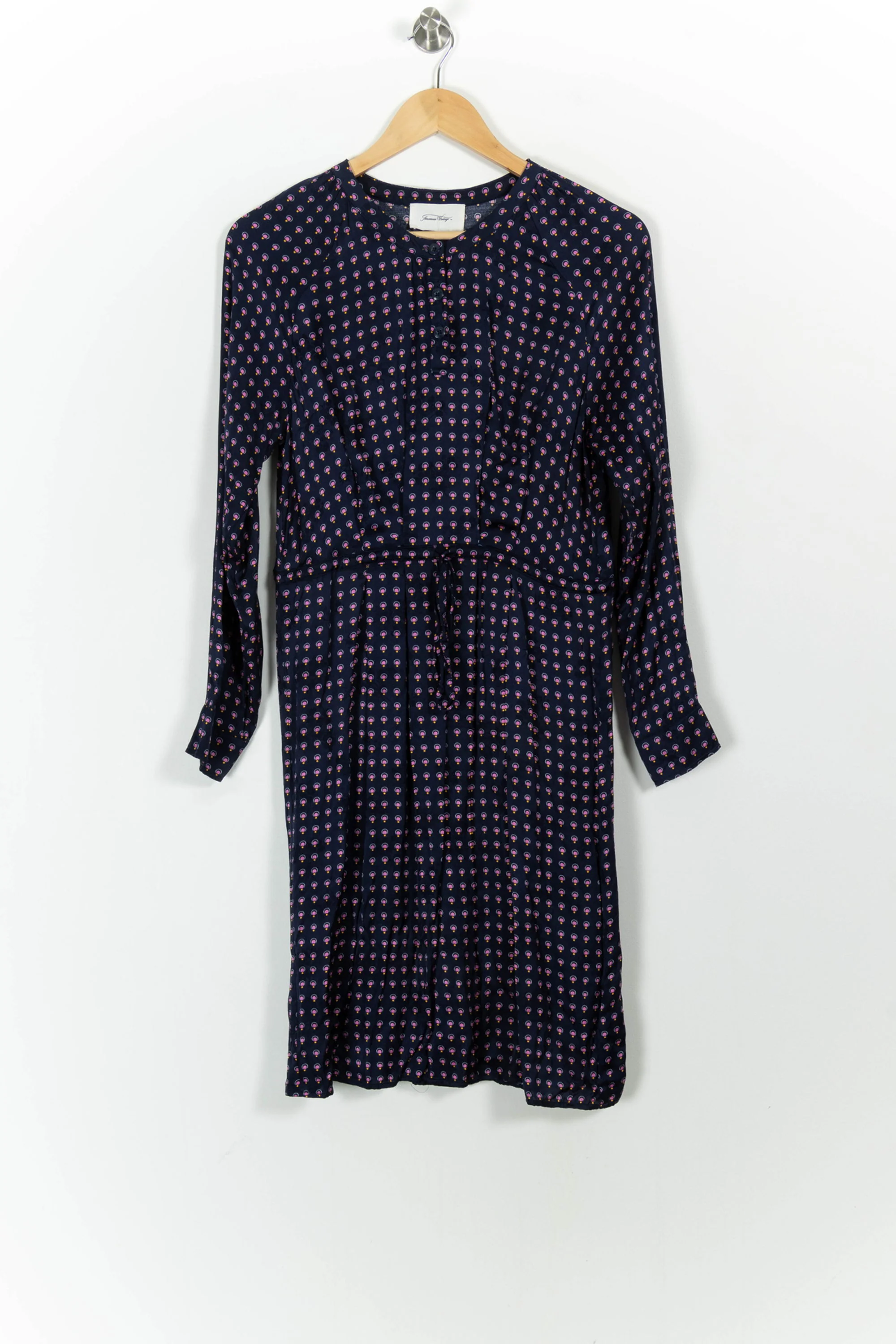 Robe Midi Bleue et Rose - Taille S/36 - Image 2