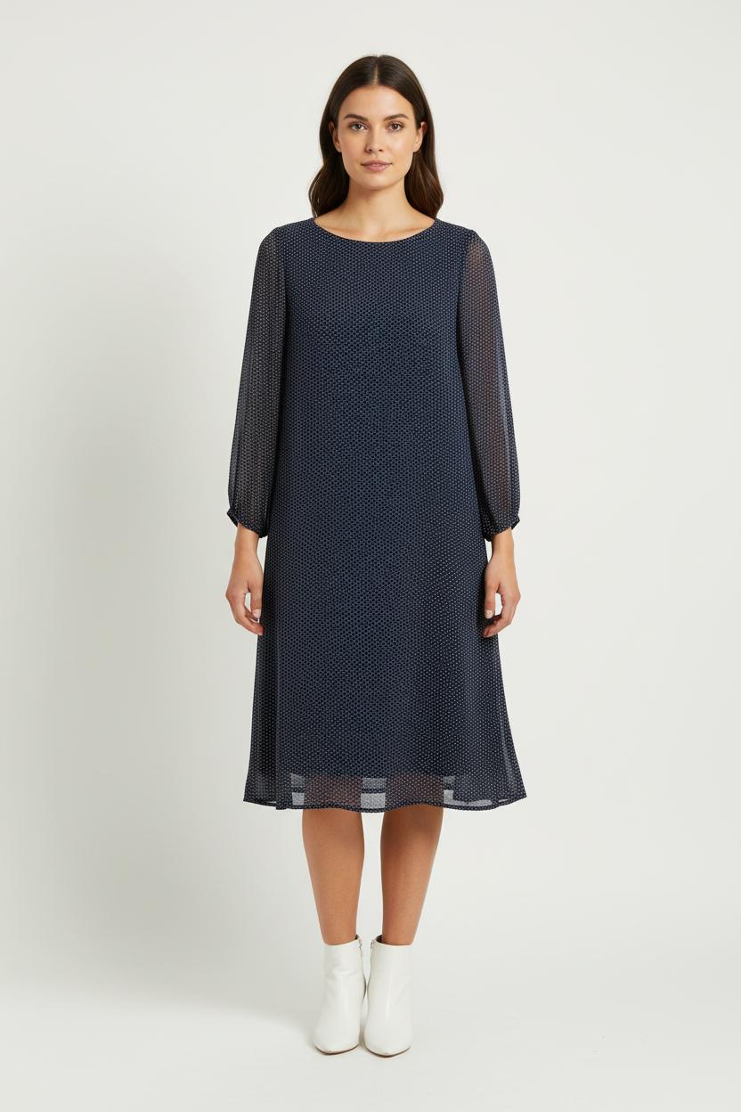 Robe Midi Bleue - Taille S/36