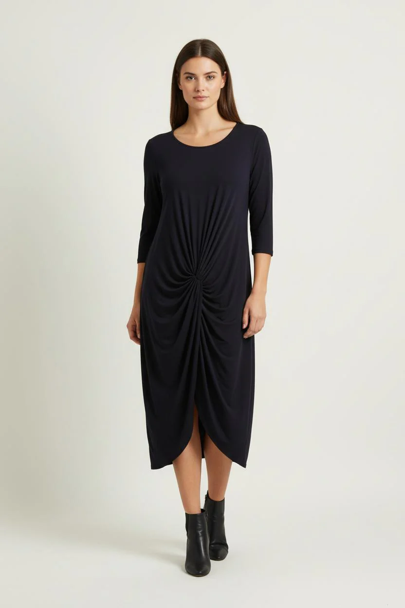 Robe Midi Bleue - Taille XXXL/46