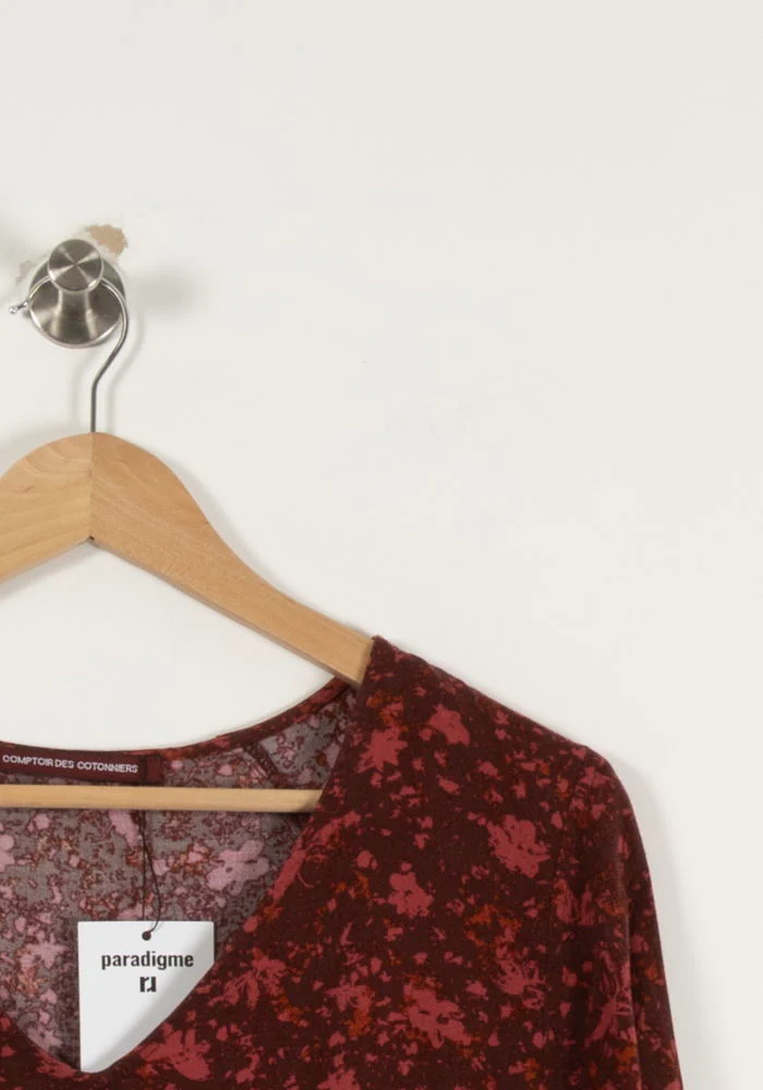 Robe Midi Bordeaux - Taille M/38 - Image 3