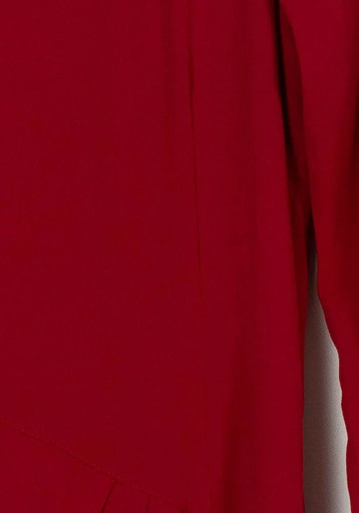 Robe Midi Bordeaux - Taille XS/34 - Image 3