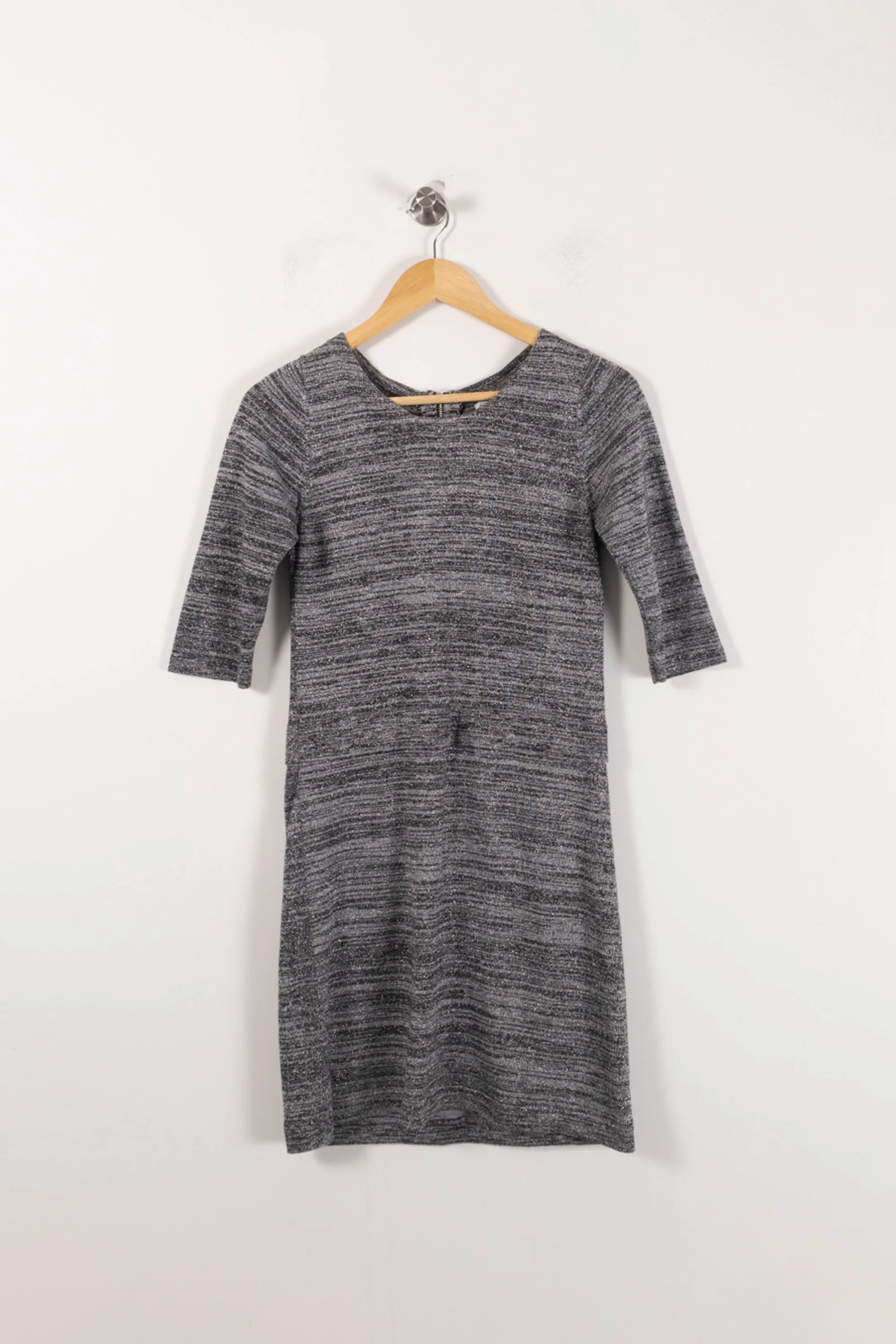 Robe Midi Grise - Taille S/36 - Image 2