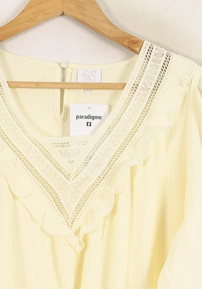 Robe Midi Jaune - Taille L/40 - Image 3