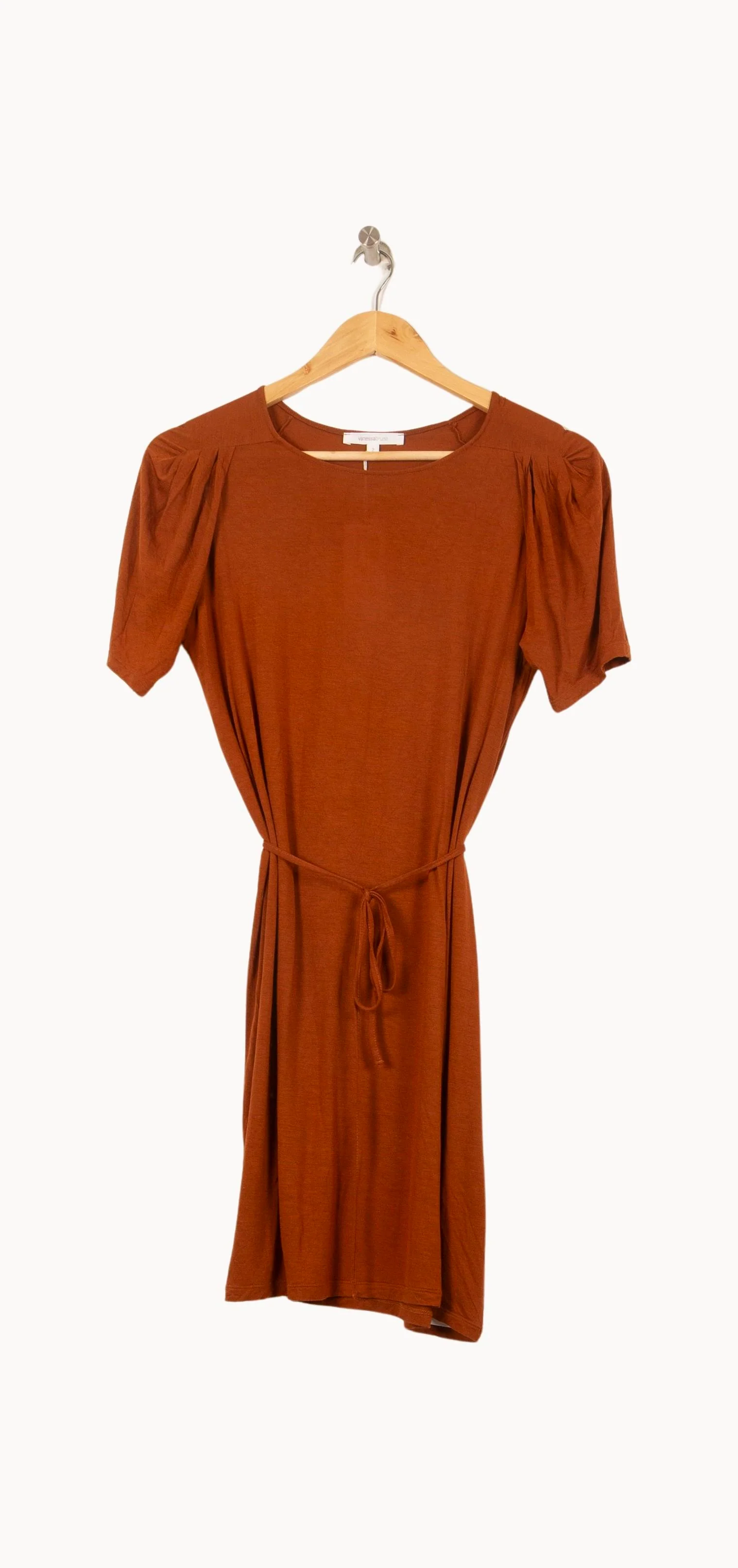 Robe Midi Marron - Taille XS/34 - Image 2