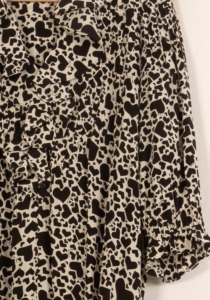 Robe Midi Noire et Blanche - Taille M/38 - Image 3