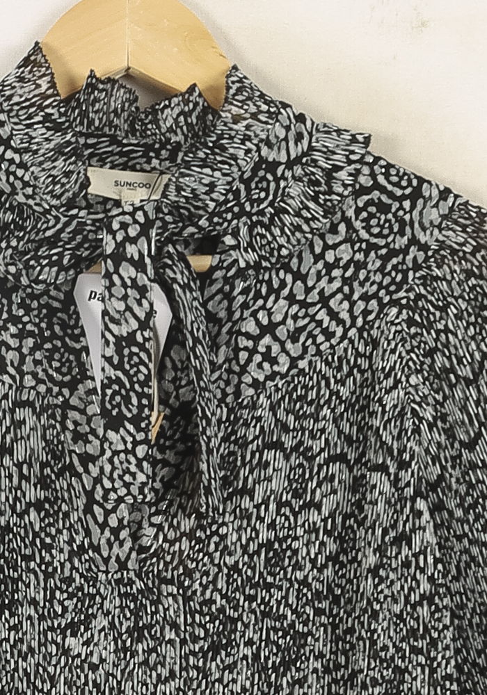 Robe Midi Noire et Blanche - Taille M/38 - Image 3