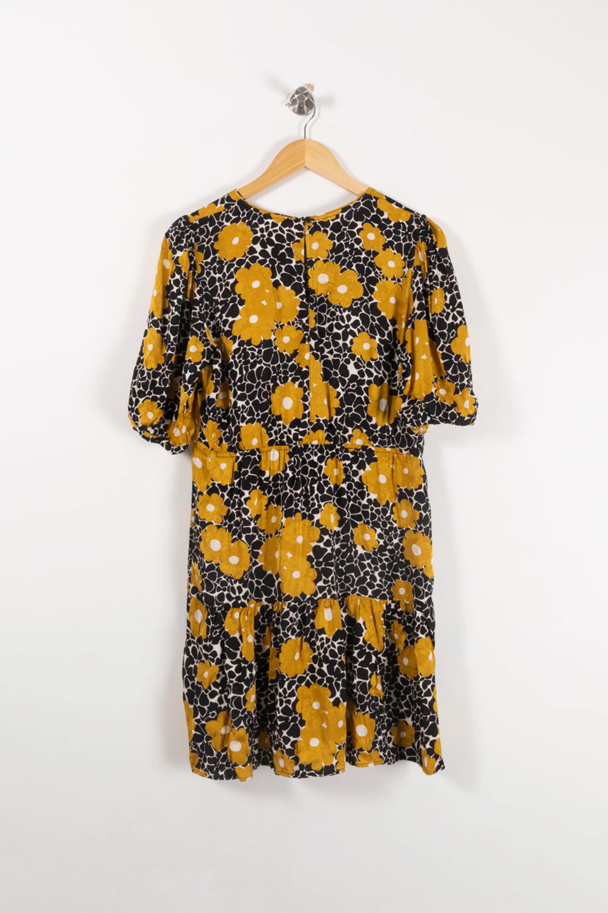 Robe Midi Noire et Jaune - Taille M/38 - Image 4