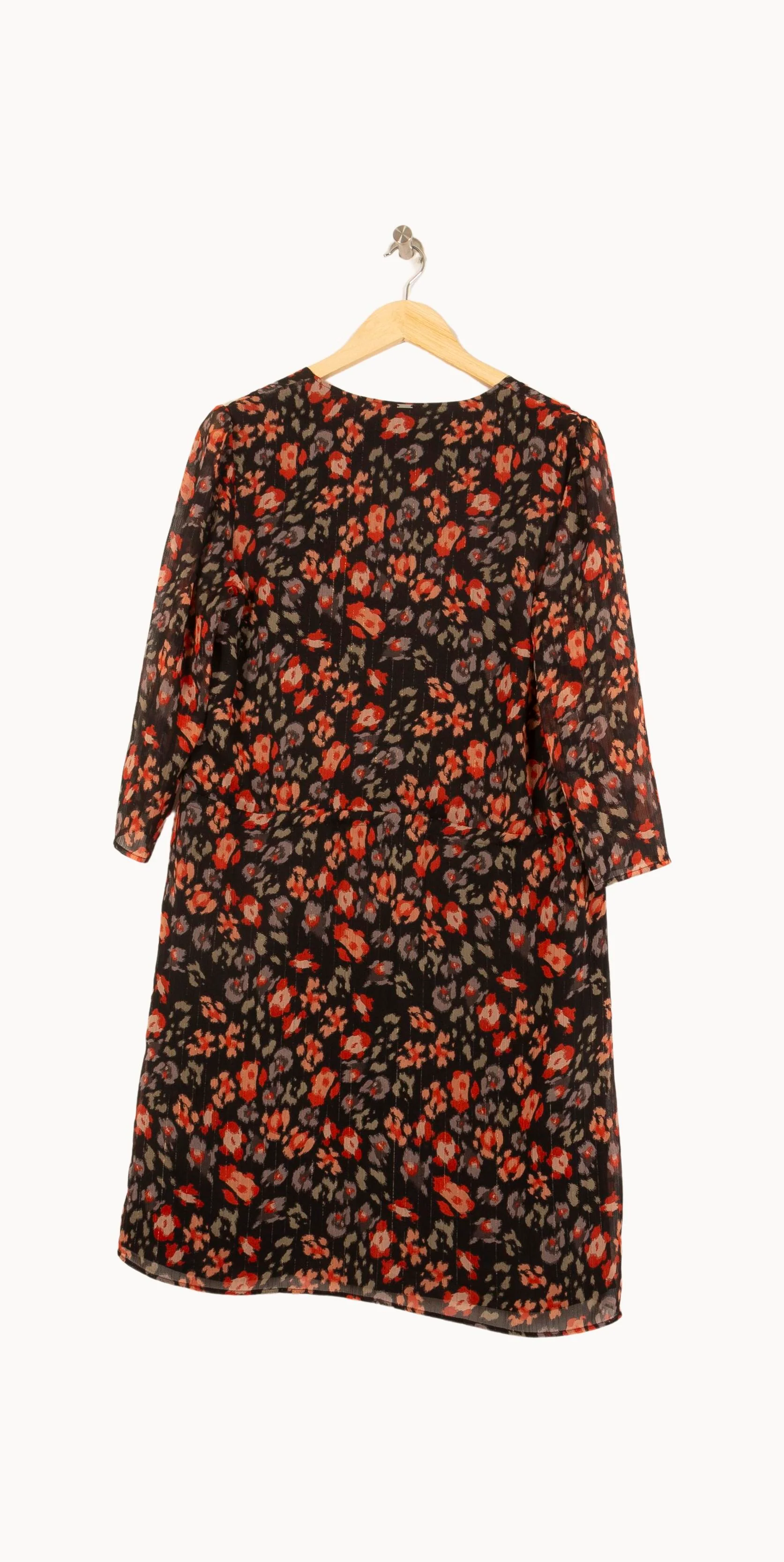 Robe Midi Noire et Rouge - Taille XL/42 - Image 4