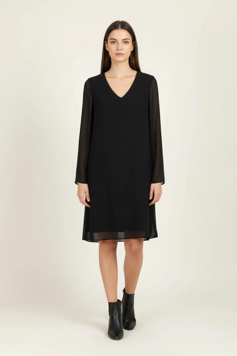 Robe Midi Noire - Taille S/36