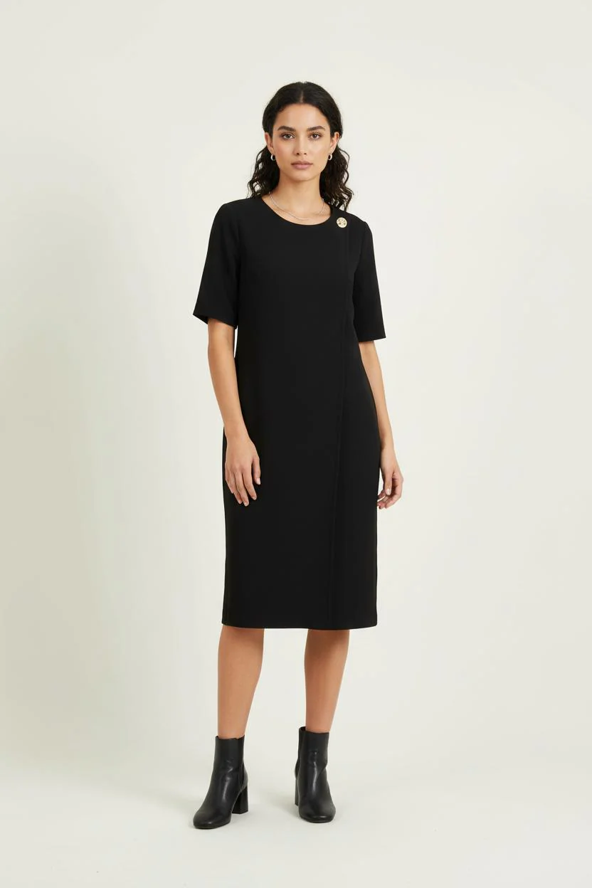 Robe Midi Noire - Taille S/36