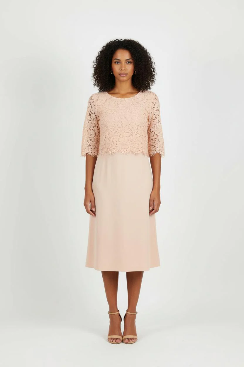 Robe Midi Orange - Taille S/36