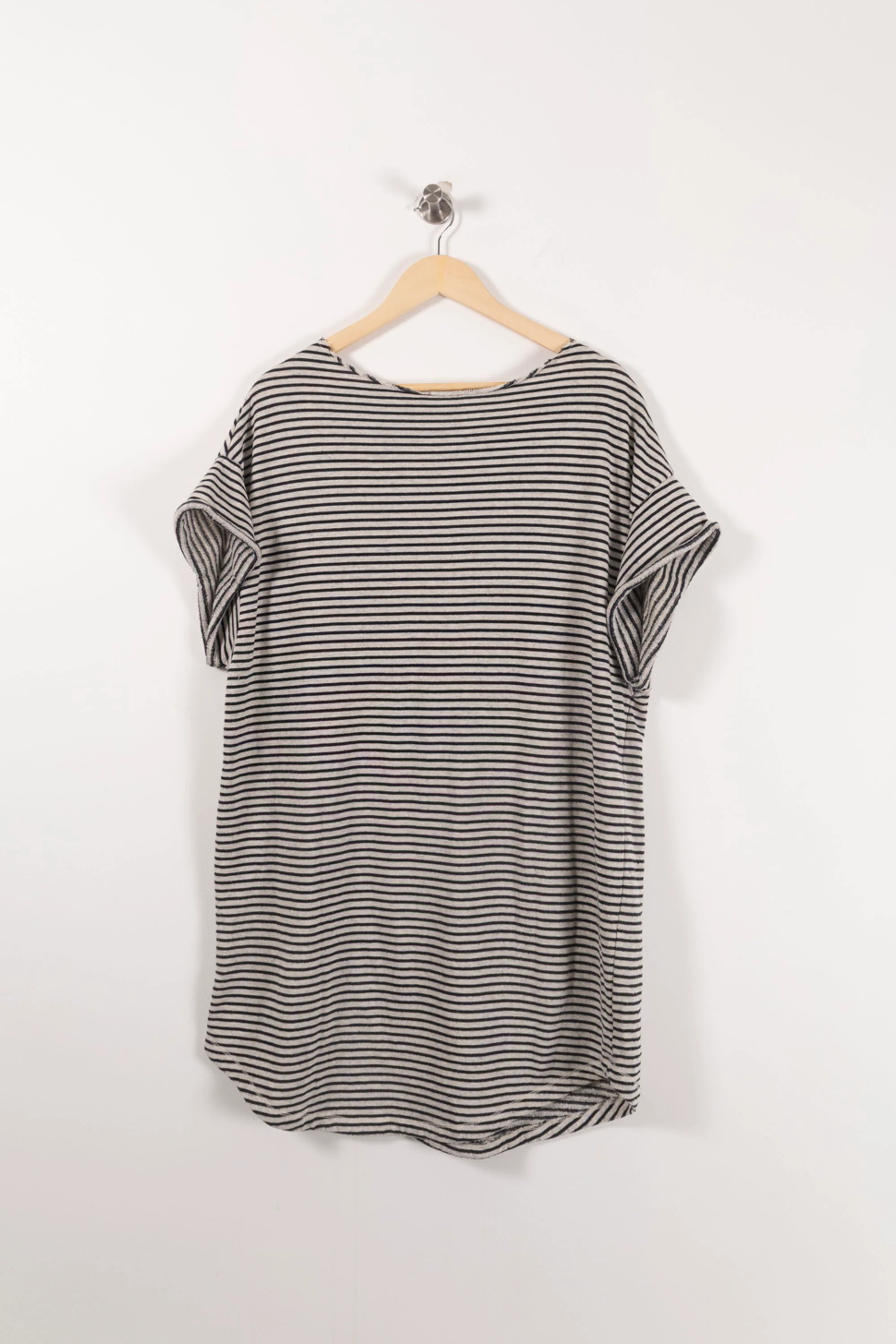 Robe Midi Rayée Noire et Blanche - Taille XS/34 - Image 4