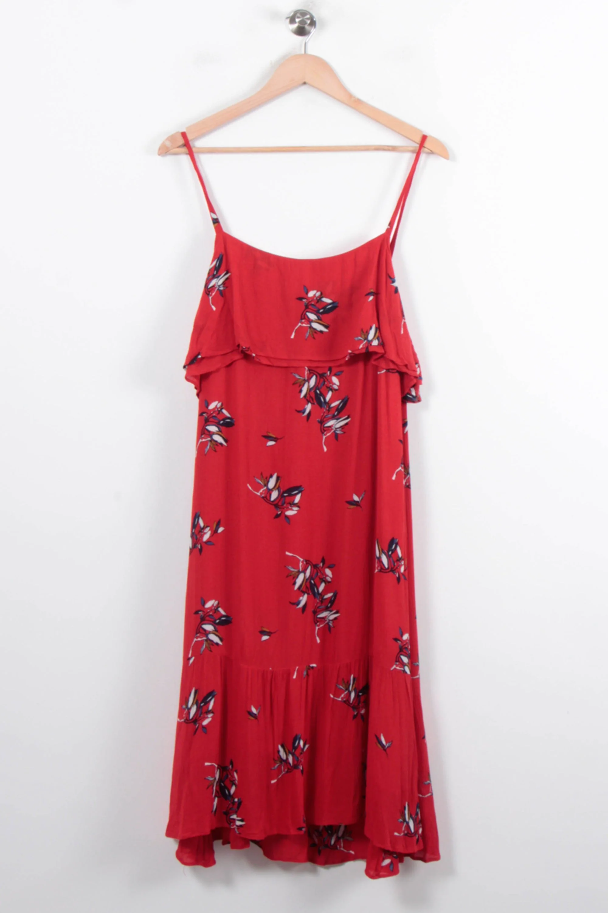 Robe Midi Rouge et Blanc - Taille XXL/44 - Image 4