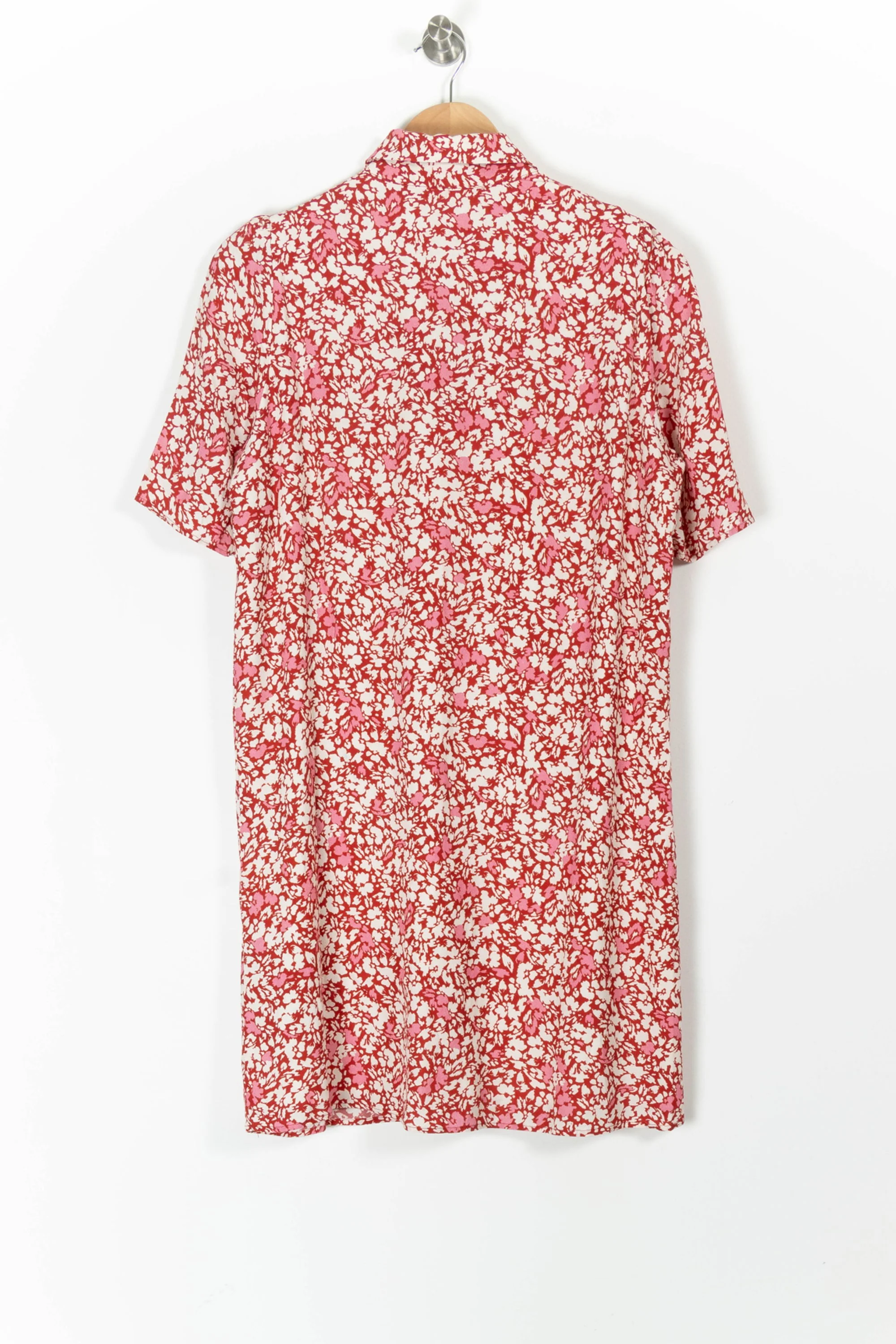 Robe Midi Rouge et Blanche - Taille L/40 - Image 4