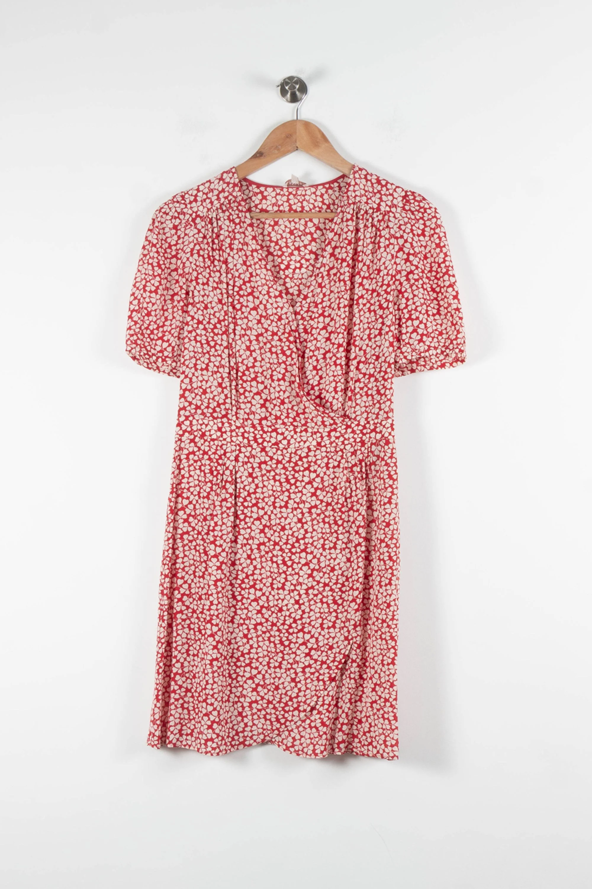Robe Midi Rouge et Blanche - Taille M/38 - Image 2