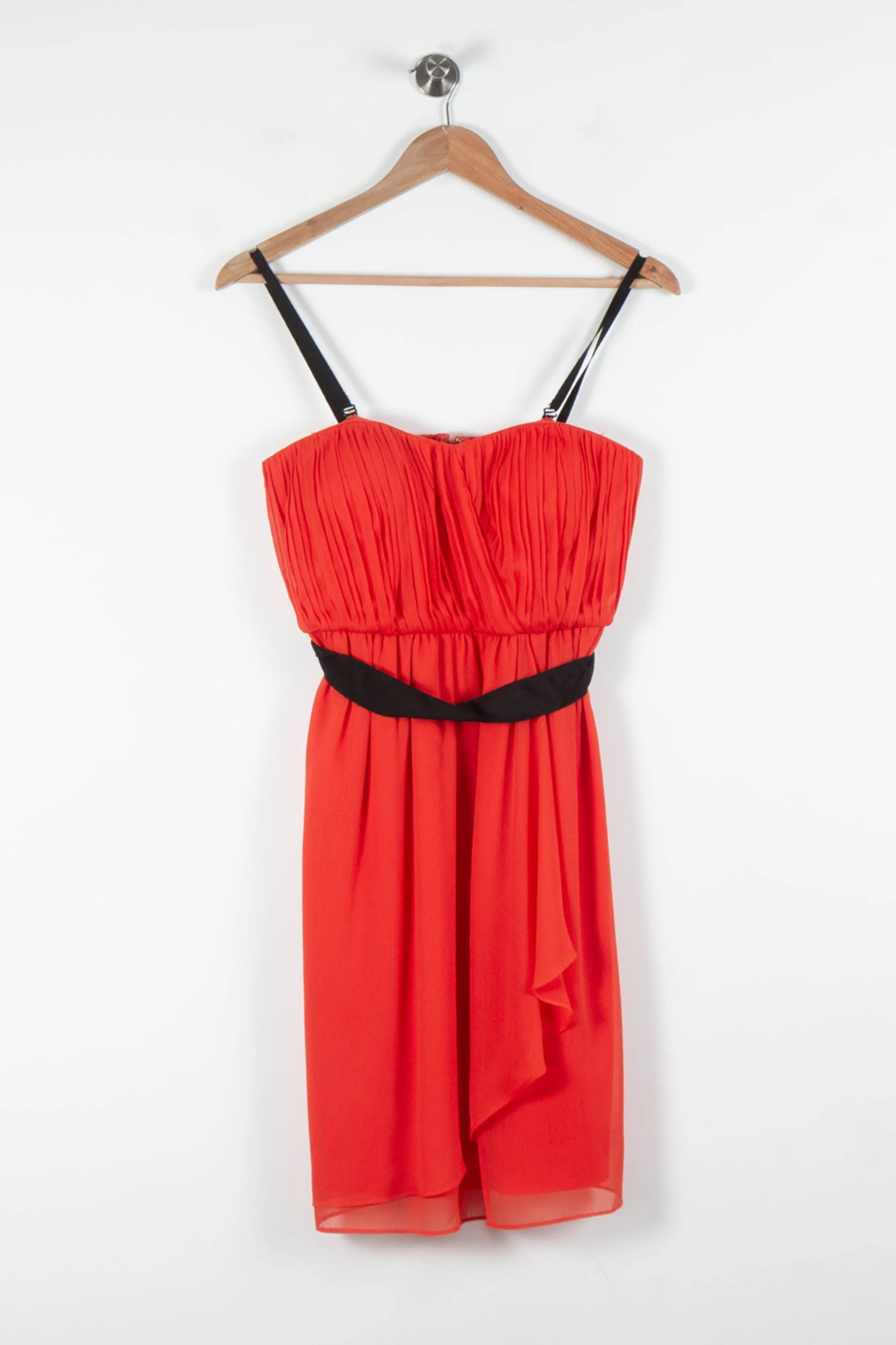 Robe Midi Rouge et Noire - Taille S/36 - Image 2