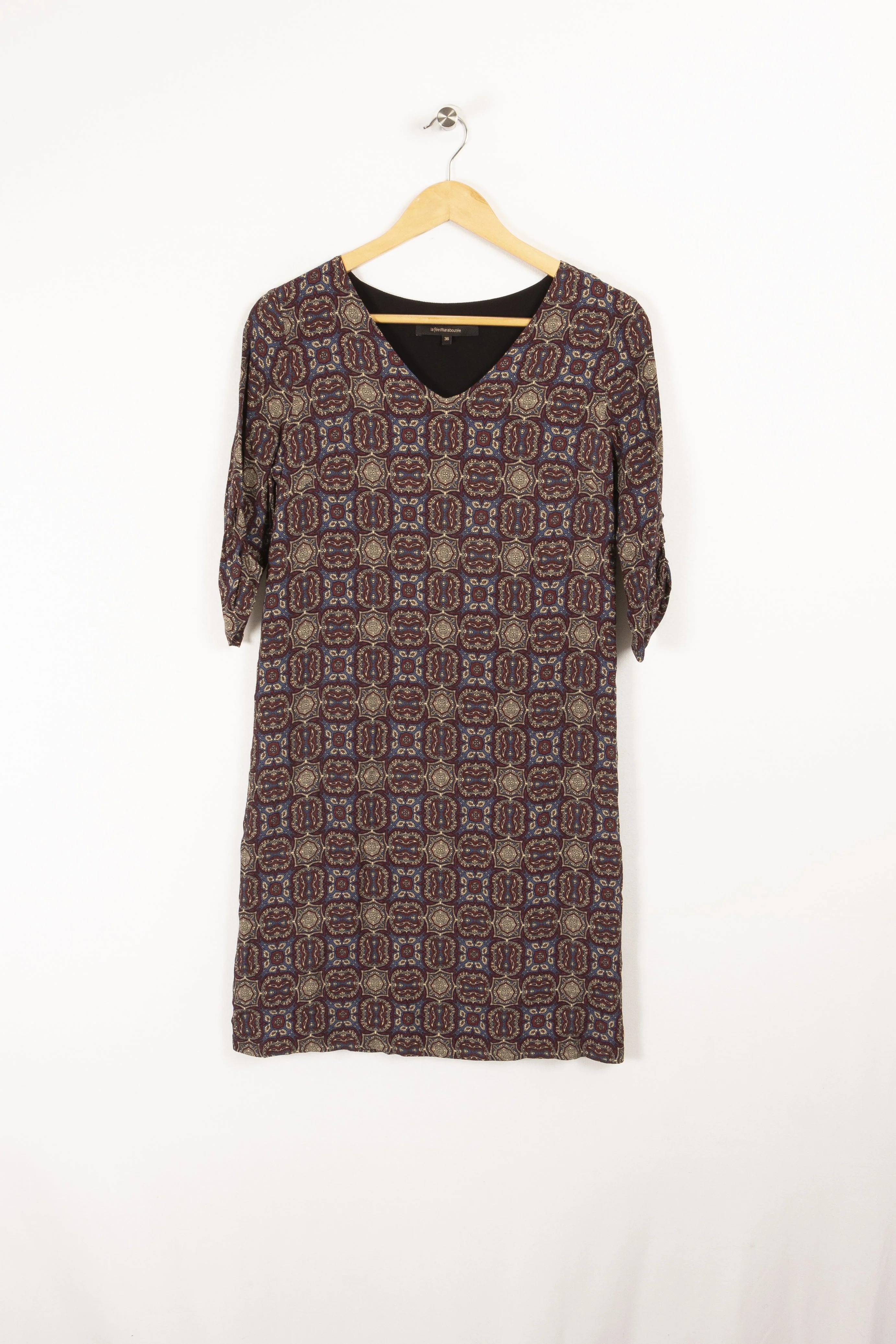 Robe multicolore violette - S / 36 - Image 2