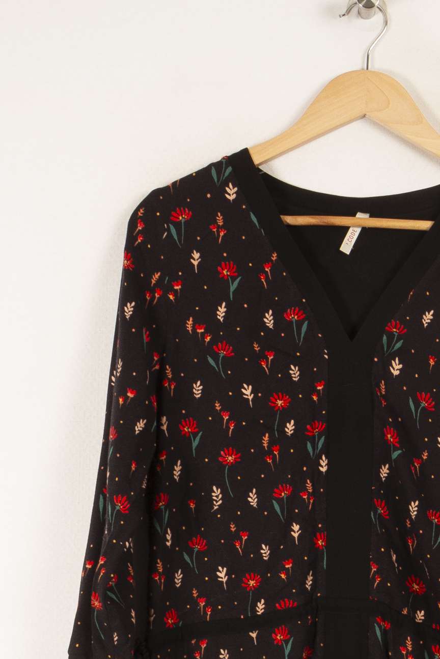 Robe noire à motifs - Taille M/38 - Image 3