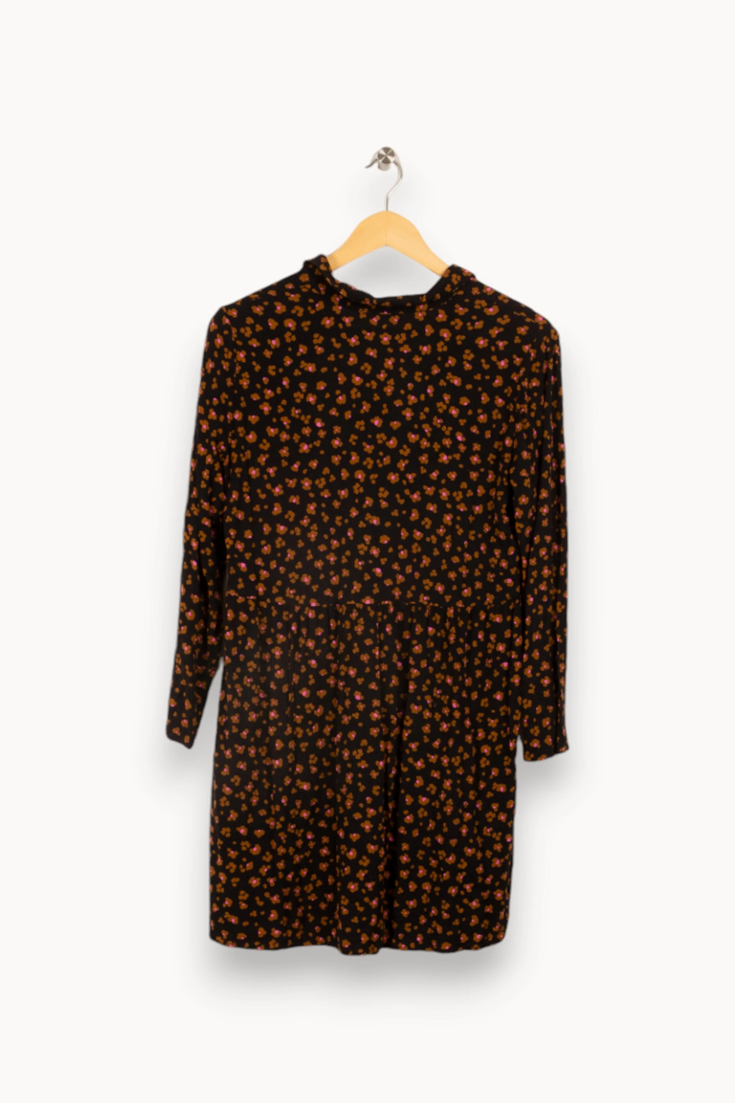 Robe noire à motifs - Taille S/36 - Image 4