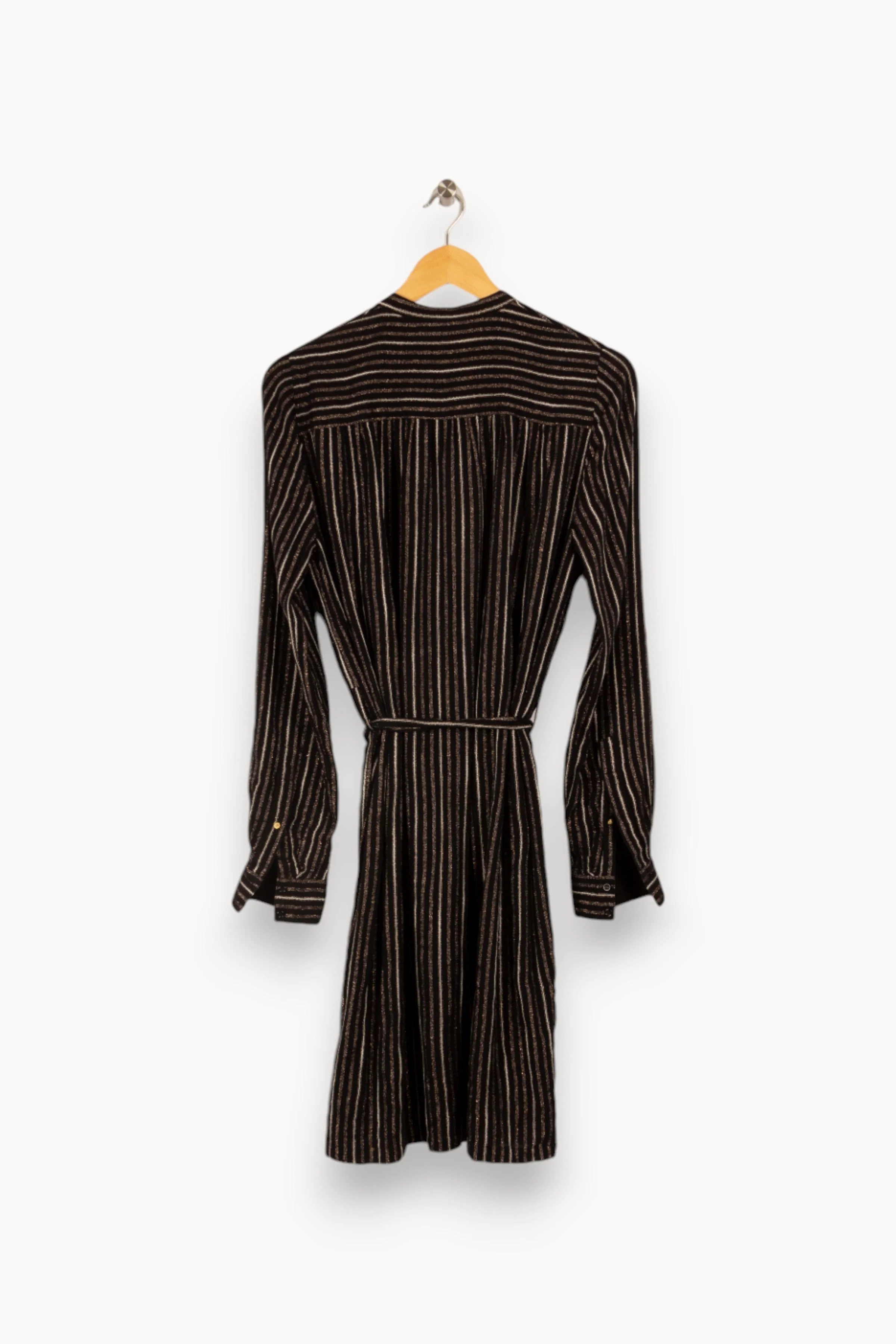 Robe noire à rayures - Taille L/40 - Image 4
