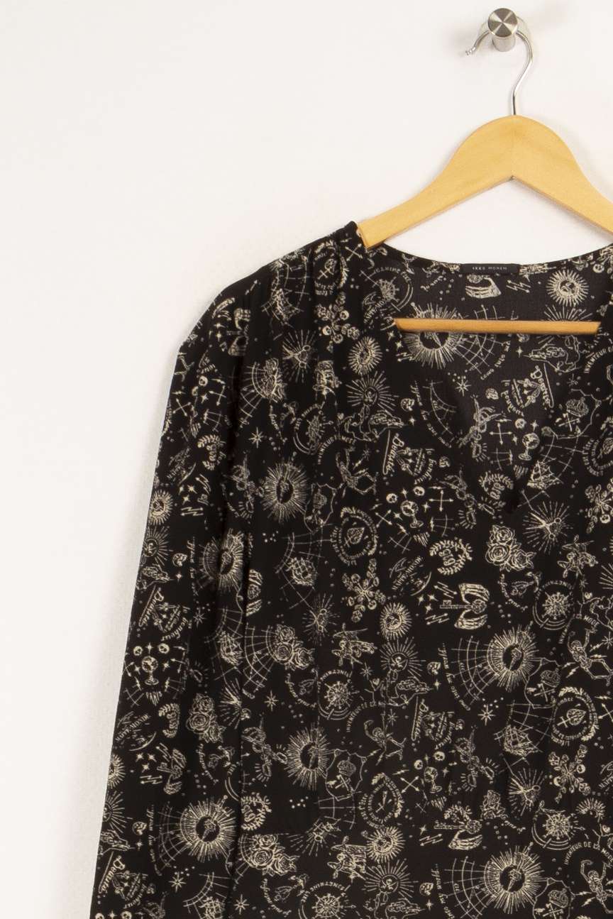 Robe noire avec dessins - Taille S/36 - Image 3