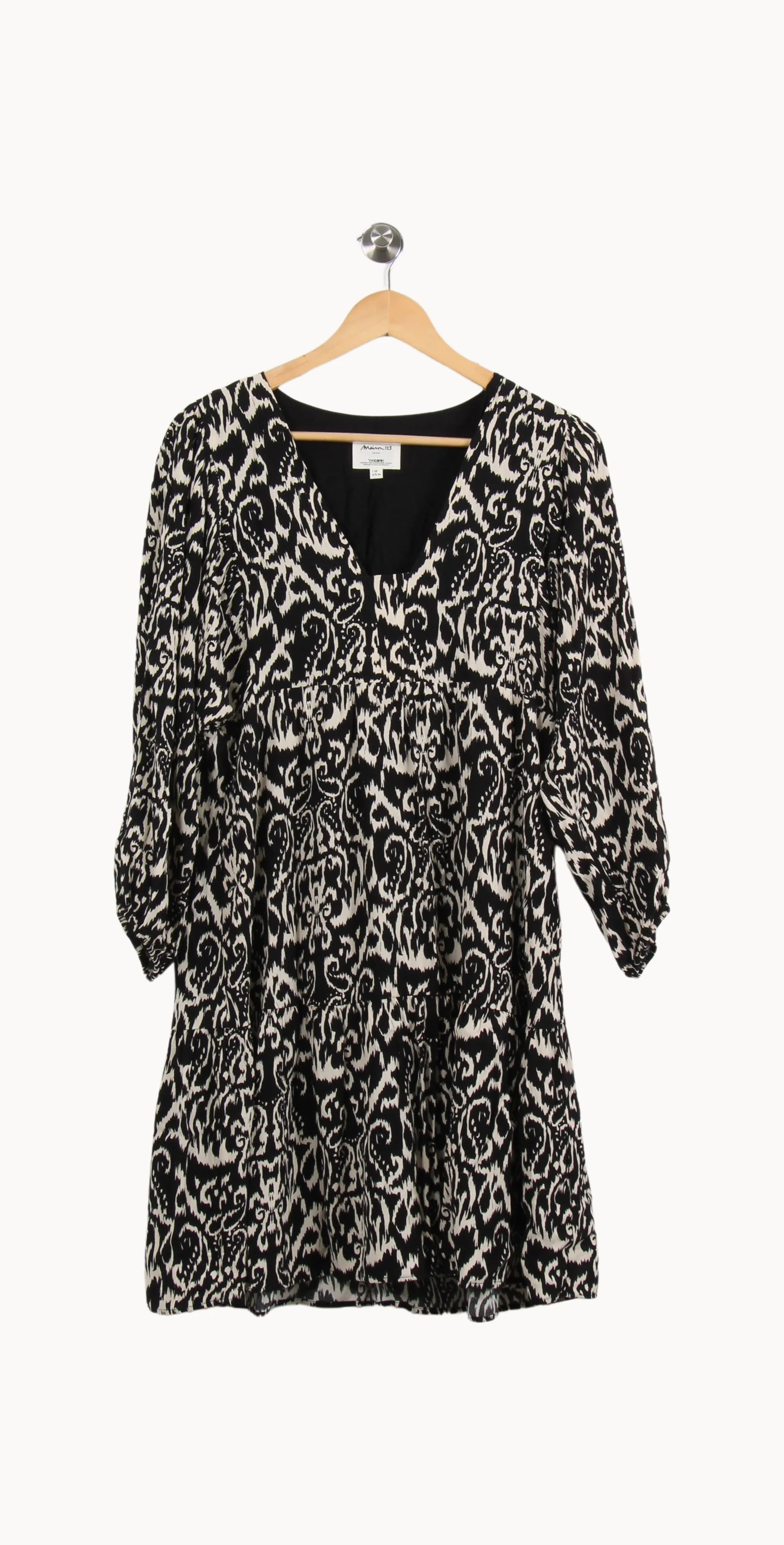Robe Noire et Blanche - Taille M/38 - Image 2