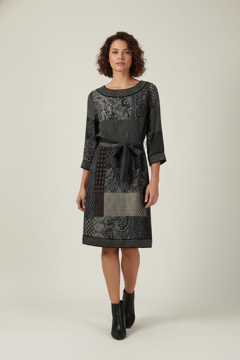 Robe Noire et Grise - Taille M/38
