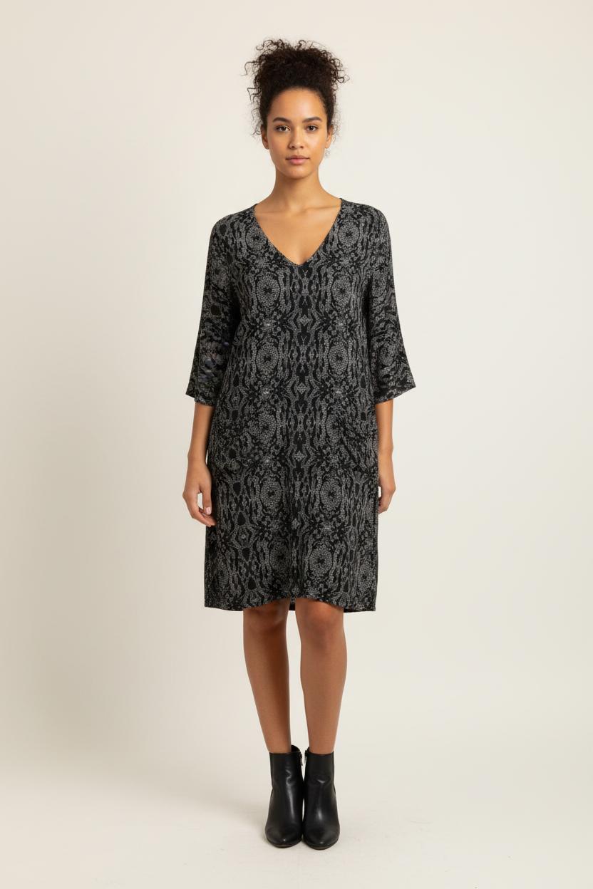 Robe Noire et Grise - Taille M/38