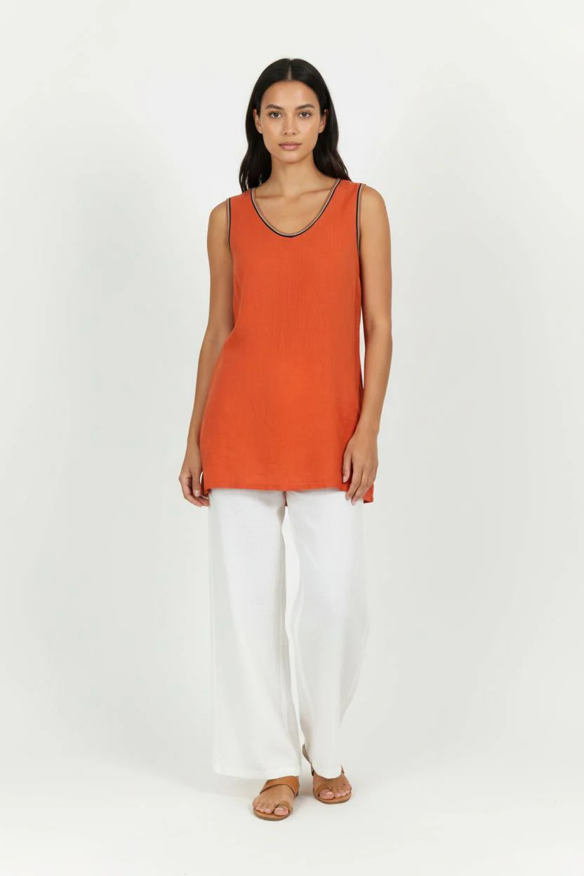Robe Orange - Taille XL/42